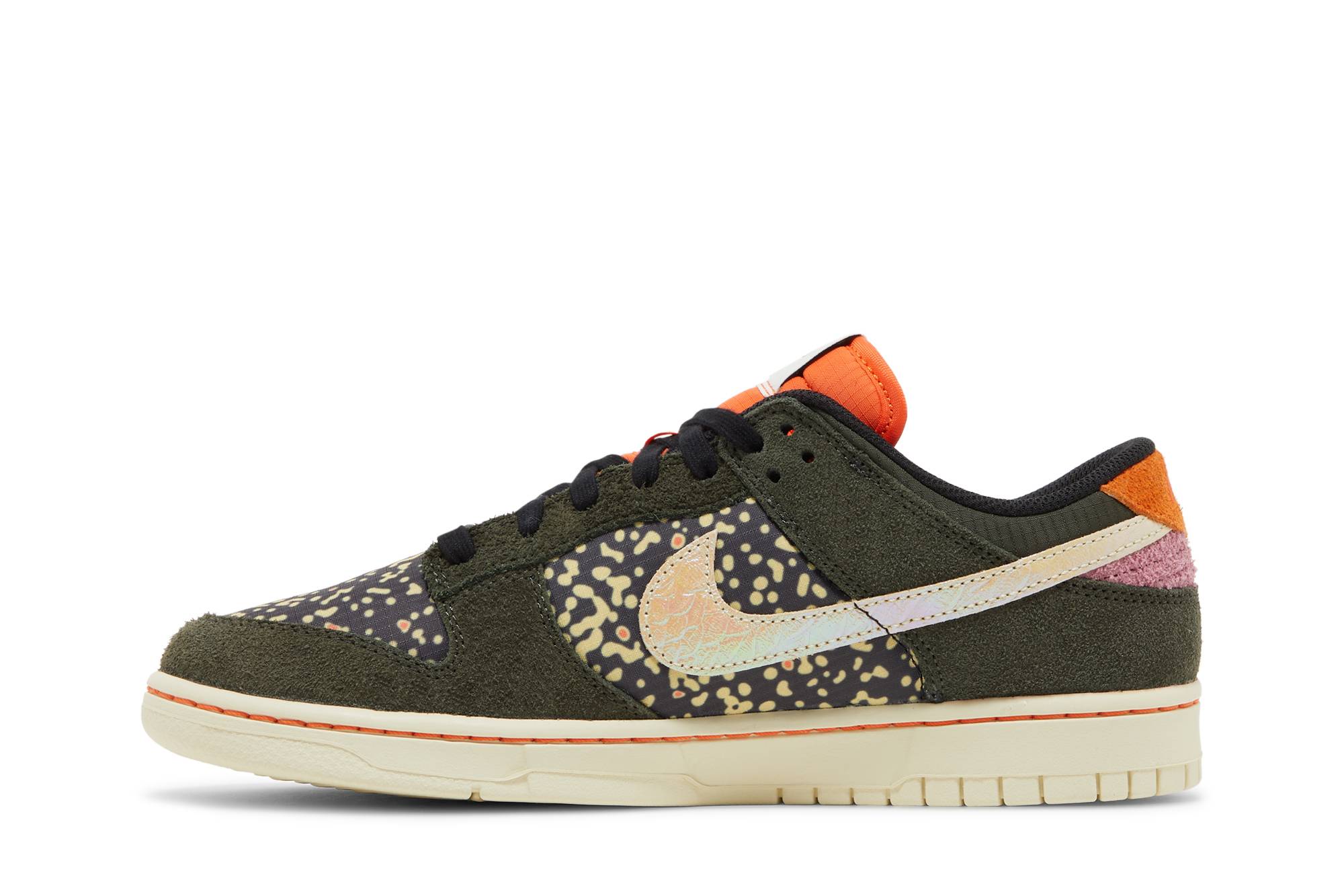Nike Dunk Low Rainbow Trout ‘Sequoia/Alabaster-Safety Orange’ FN7523-300 Domahi Store