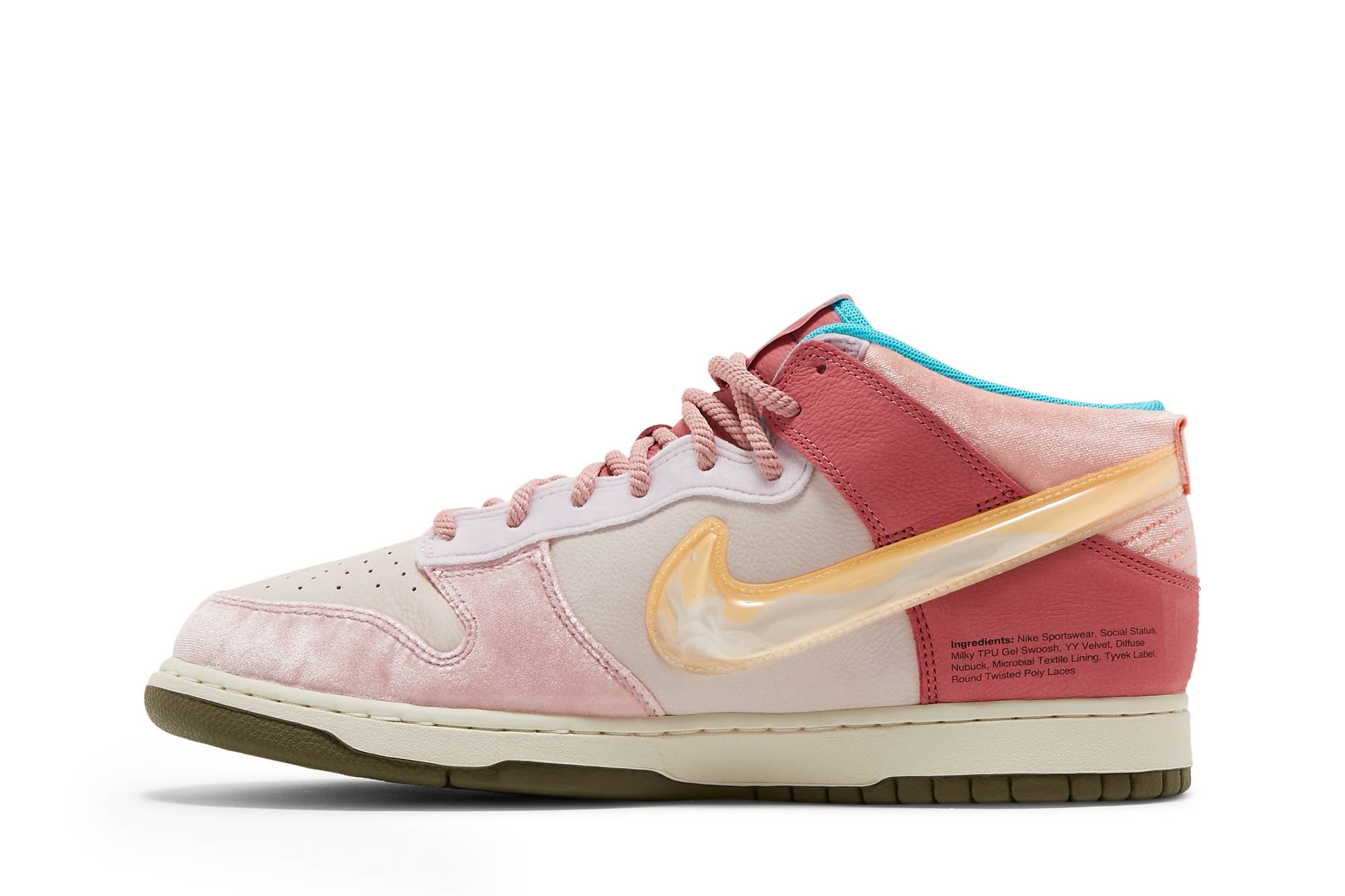 Nike Dunk Mid x Social Status ‘Strawberry Milk’ DJ1173-600 Domahi store