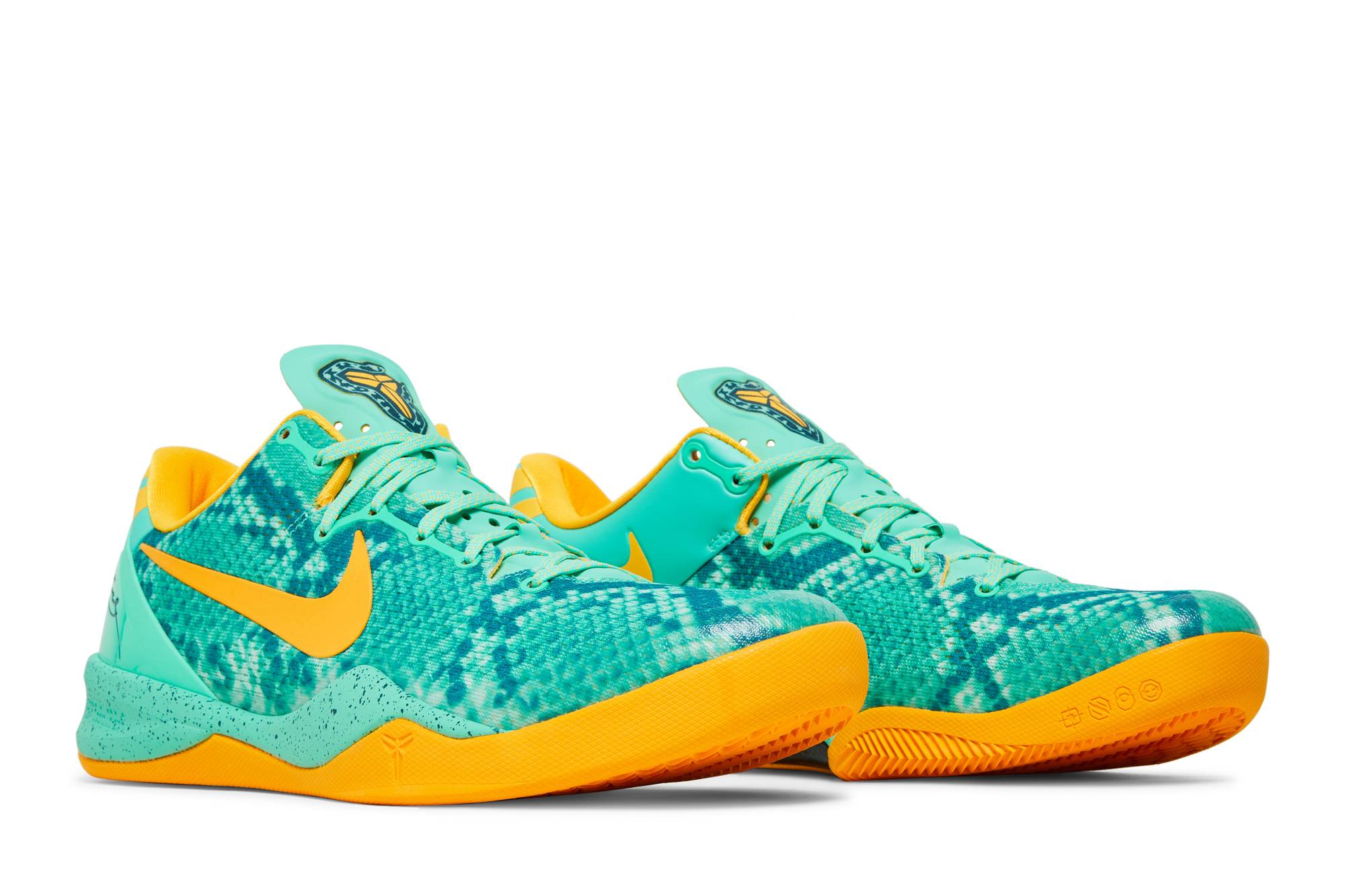 Nike Kobe 8 System Green Glow Laser Orange 555035-304 Domahi store