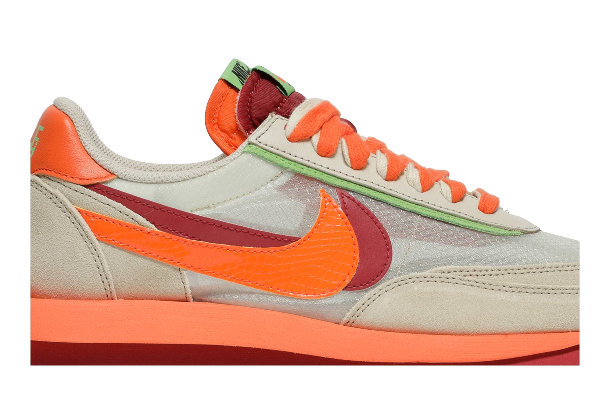 sacai x CLOT x Nike LDWaffle ‘Net Orange Blaze’ DH1347-100 Domahi store