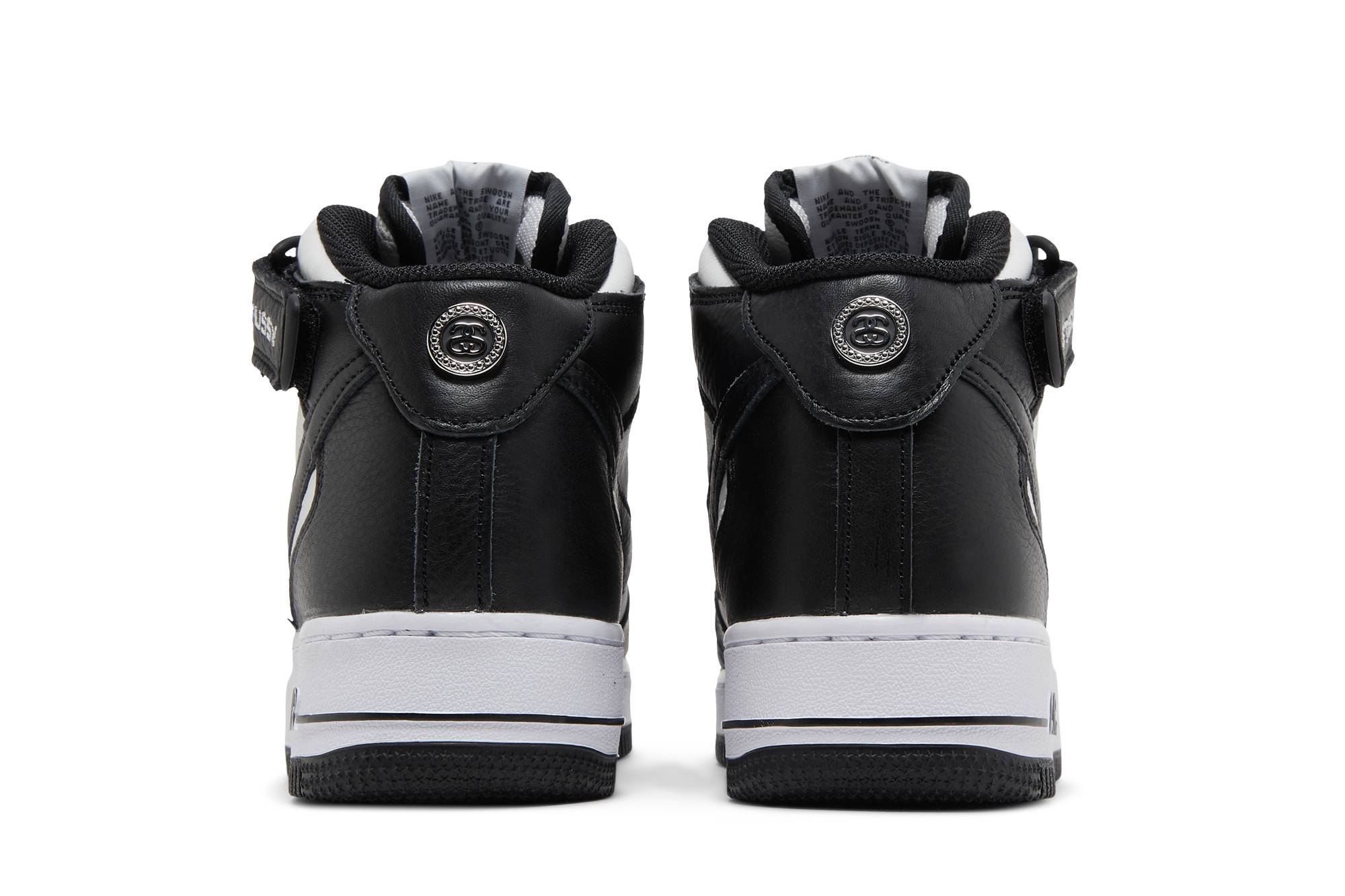 STUSSY x Nike Air Force 1 Mid ‘Black Grey’ DJ7840-002 Domahi store