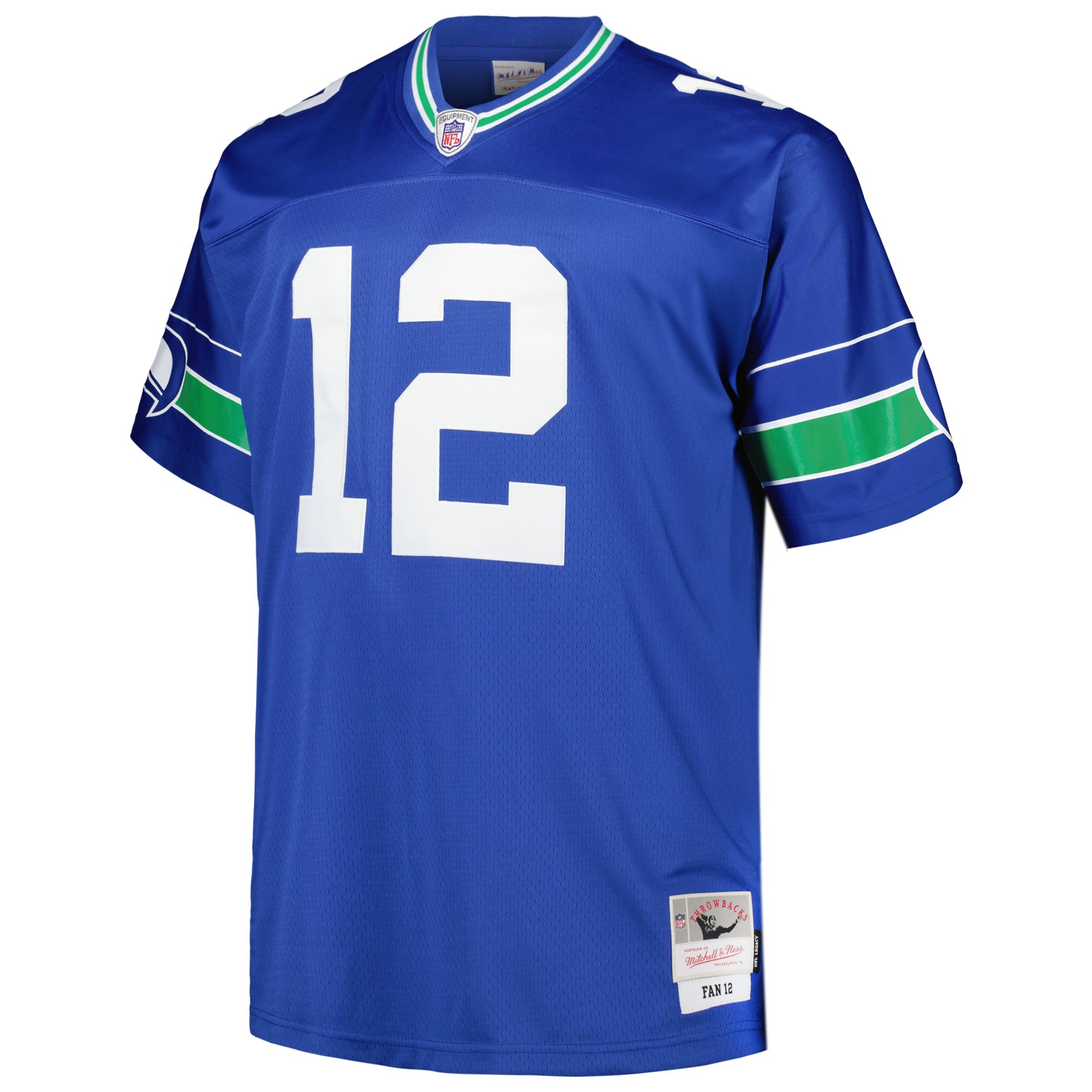 12s Seattle Seahawks Mitchell & Ness Big & Tall Legacy Retired Player Jersey – Royal Clowdercats