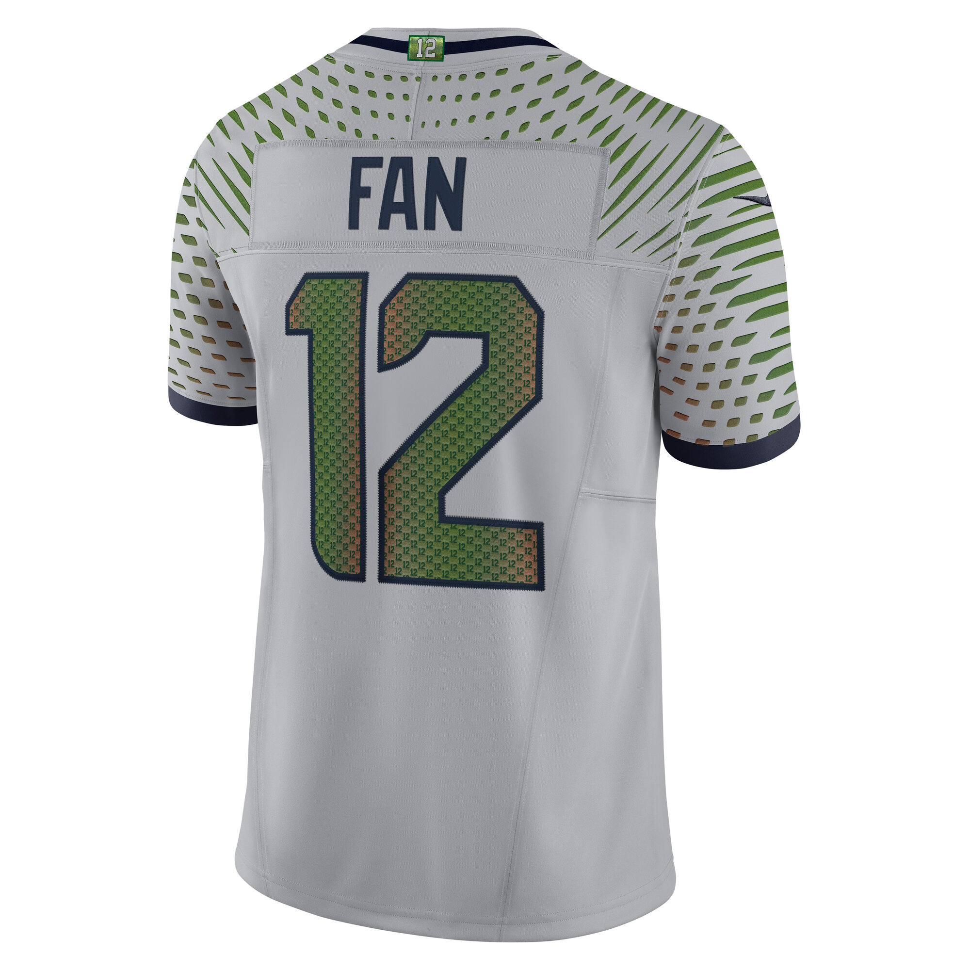 12s Seattle Seahawks Nike 2025 Rivalries Collection Limited Jersey – Wolf Gray Clowdercats