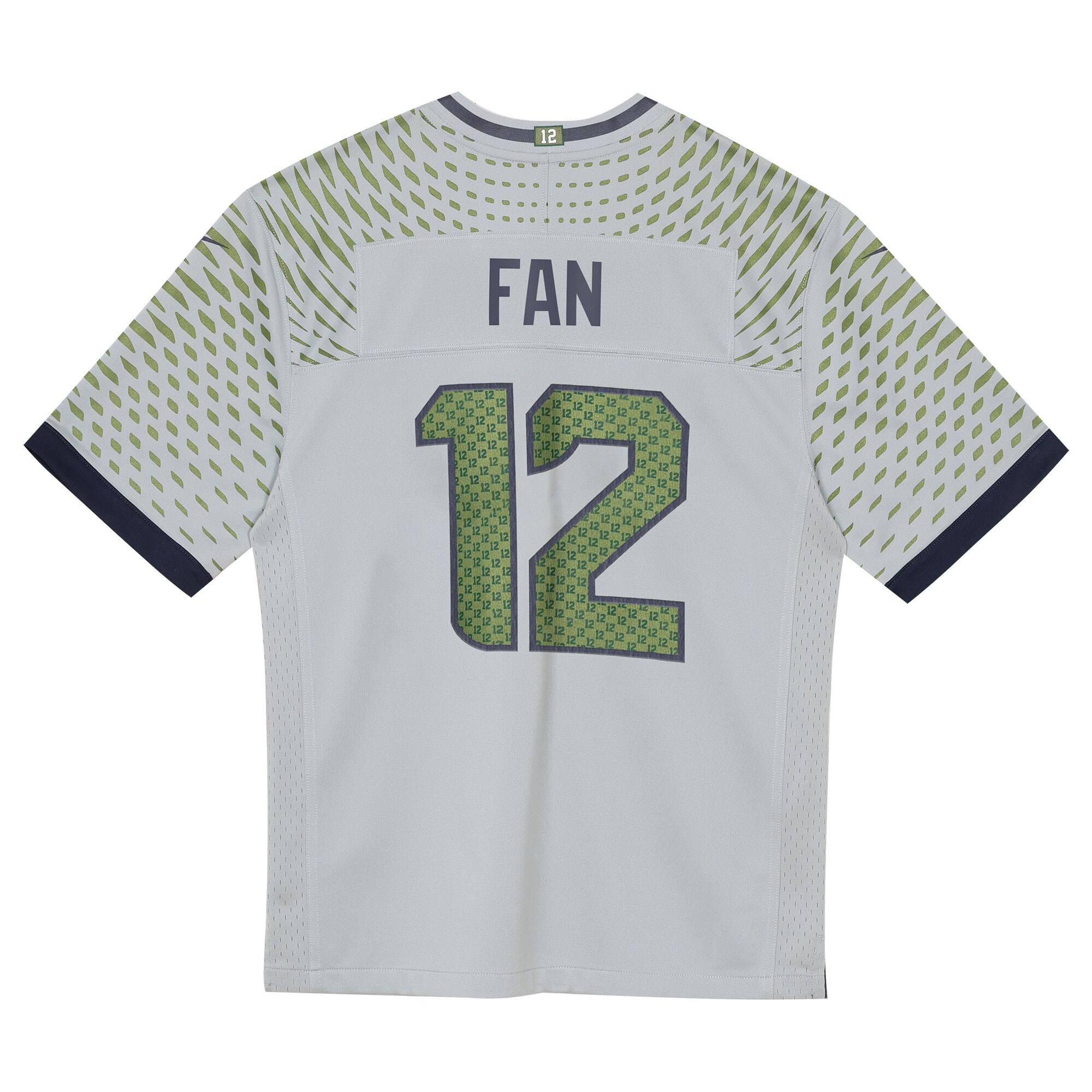 12s Seattle Seahawks Nike Toddler 2025 Rivalries Collection Game Jersey – Wolf Gray Clowdercats