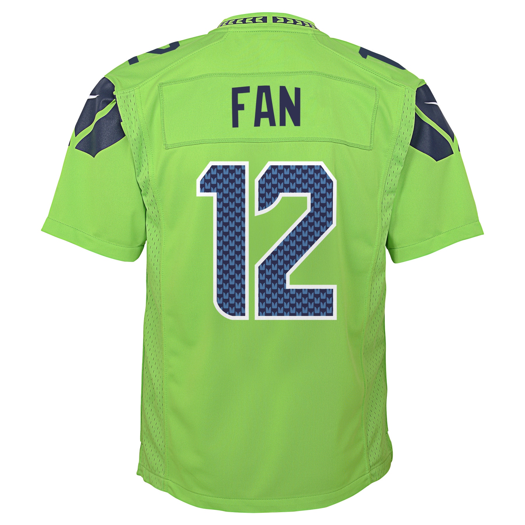 12th Fan Seattle Seahawks Nike Youth Game Jersey – Neon Green Clowdercats