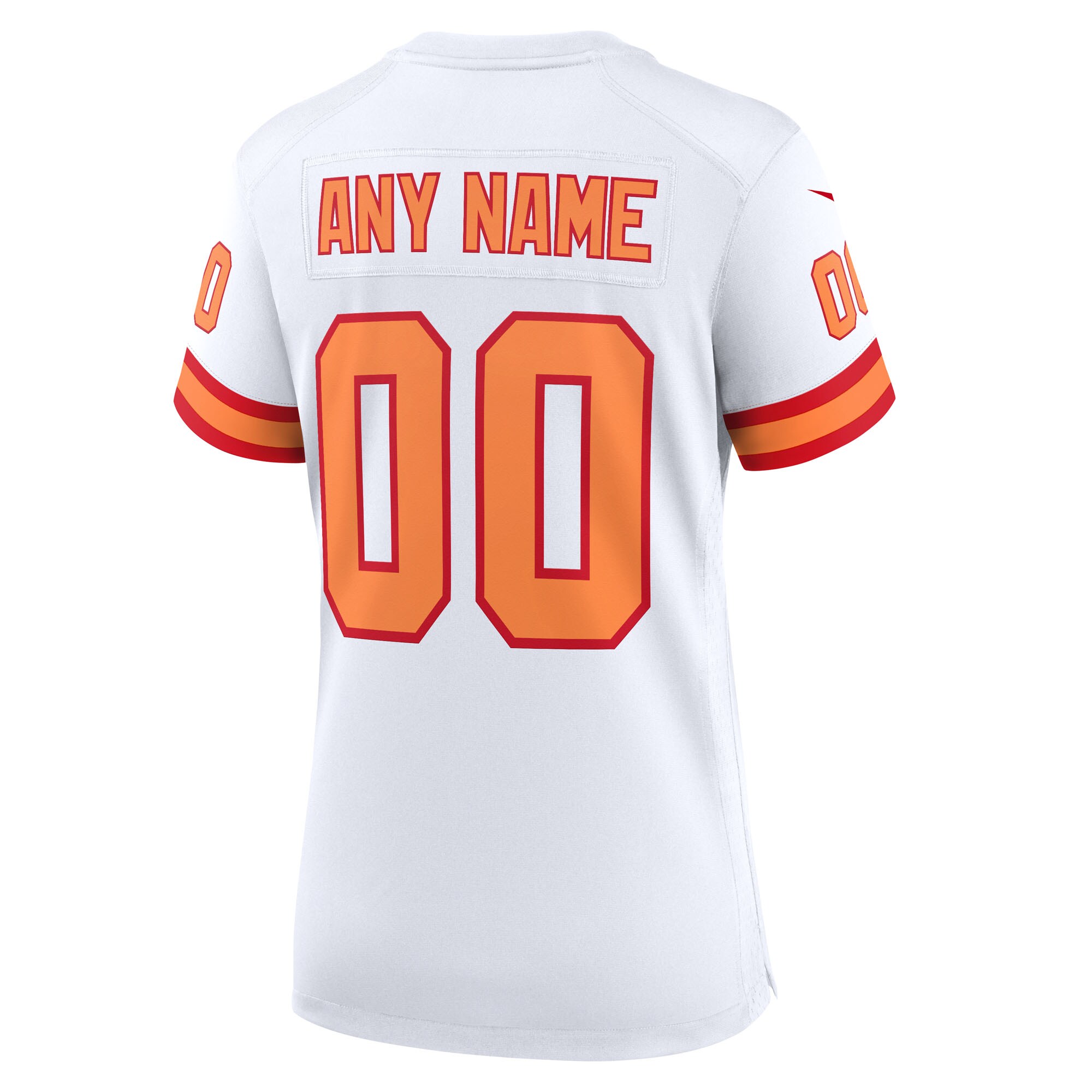 76 Tampa Bay Buccaneers Nike Women’s 50th Season Custom Game Jersey – White Clowdercats