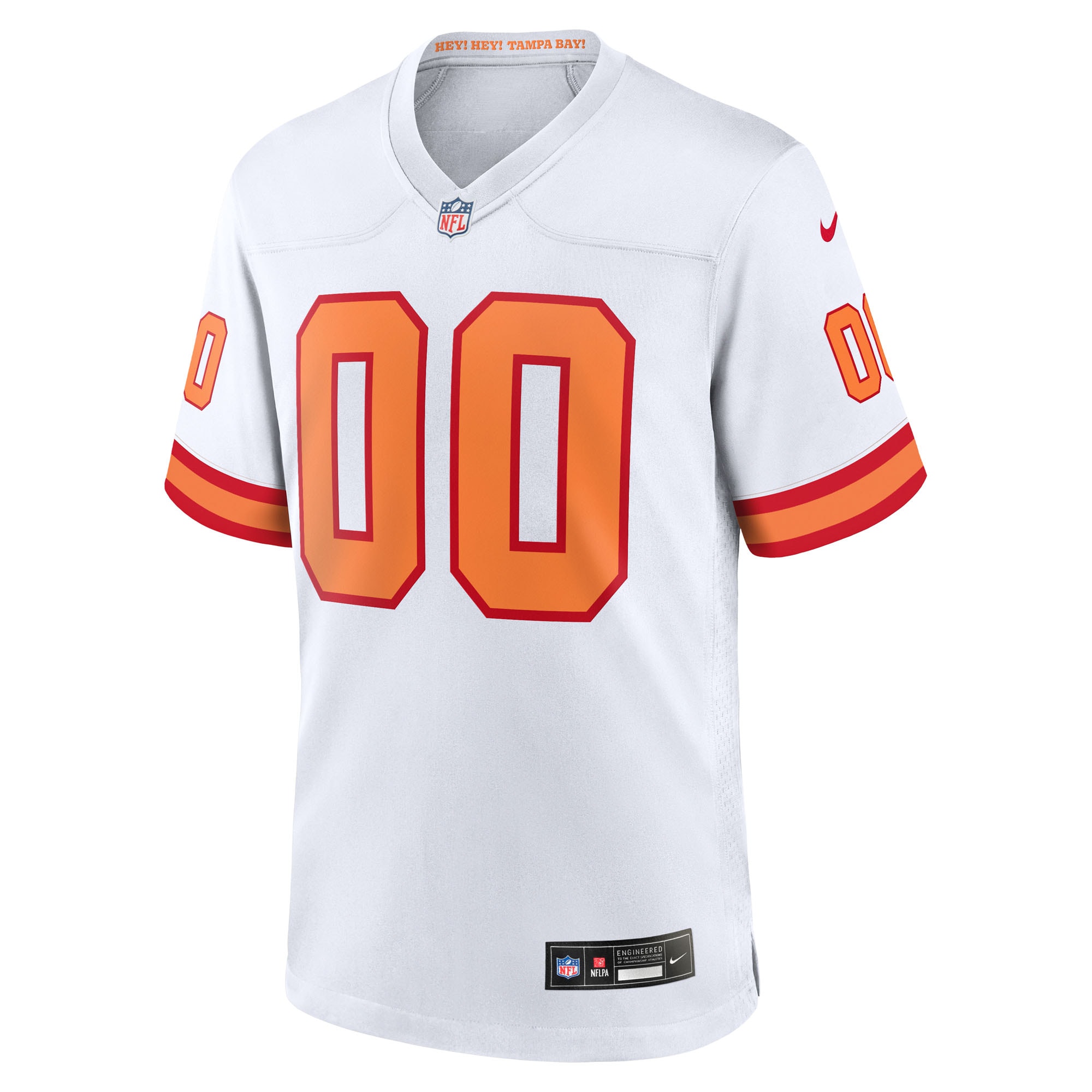 76 Tampa Bay Buccaneers Nike Youth 50th Season Custom Game Jersey – White Clowdercats