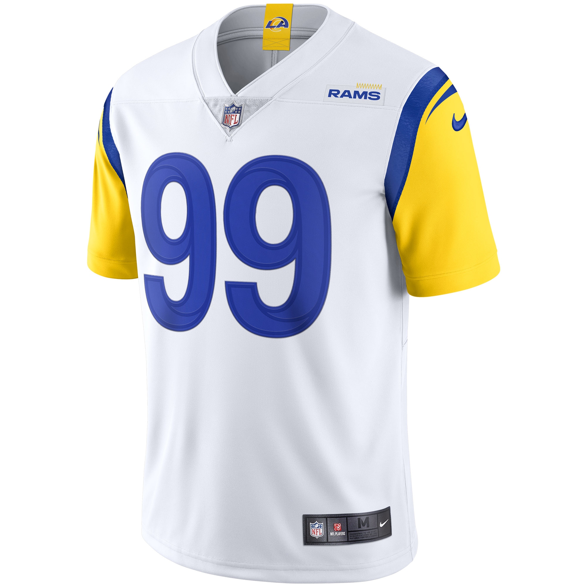 Aaron Donald Los Angeles Rams Nike Alternate Vapor Limited Jersey – White Clowdercats