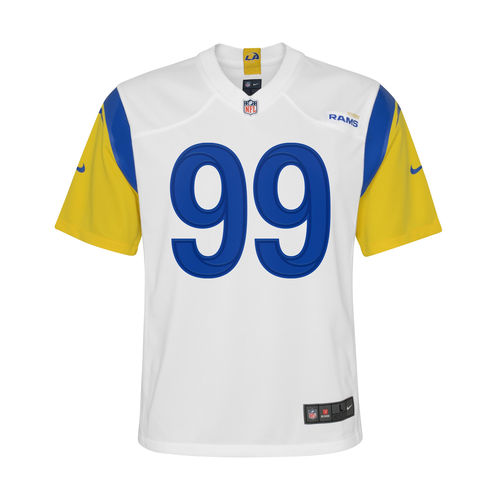 Aaron Donald Los Angeles Rams Nike Youth Game Jersey – White Clowdercats