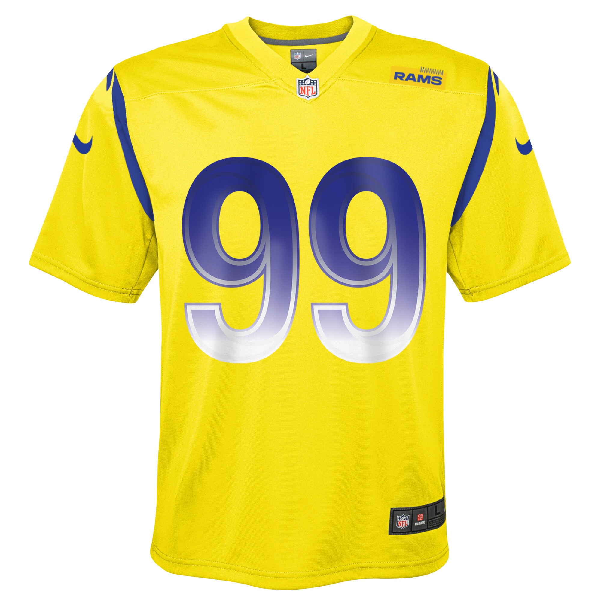 Aaron Donald Los Angeles Rams Nike Youth Inverted Game Jersey – Gold Clowdercats
