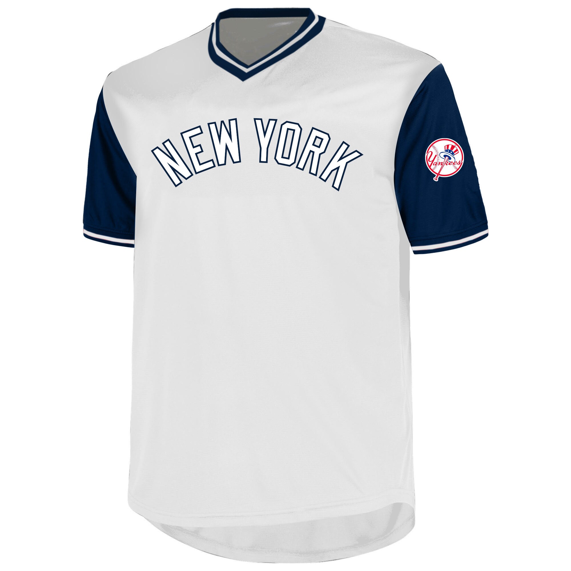 Aaron Judge New York Yankees Profile Big & Tall Name & Number Birdeye V-Neck T-Shirt – White