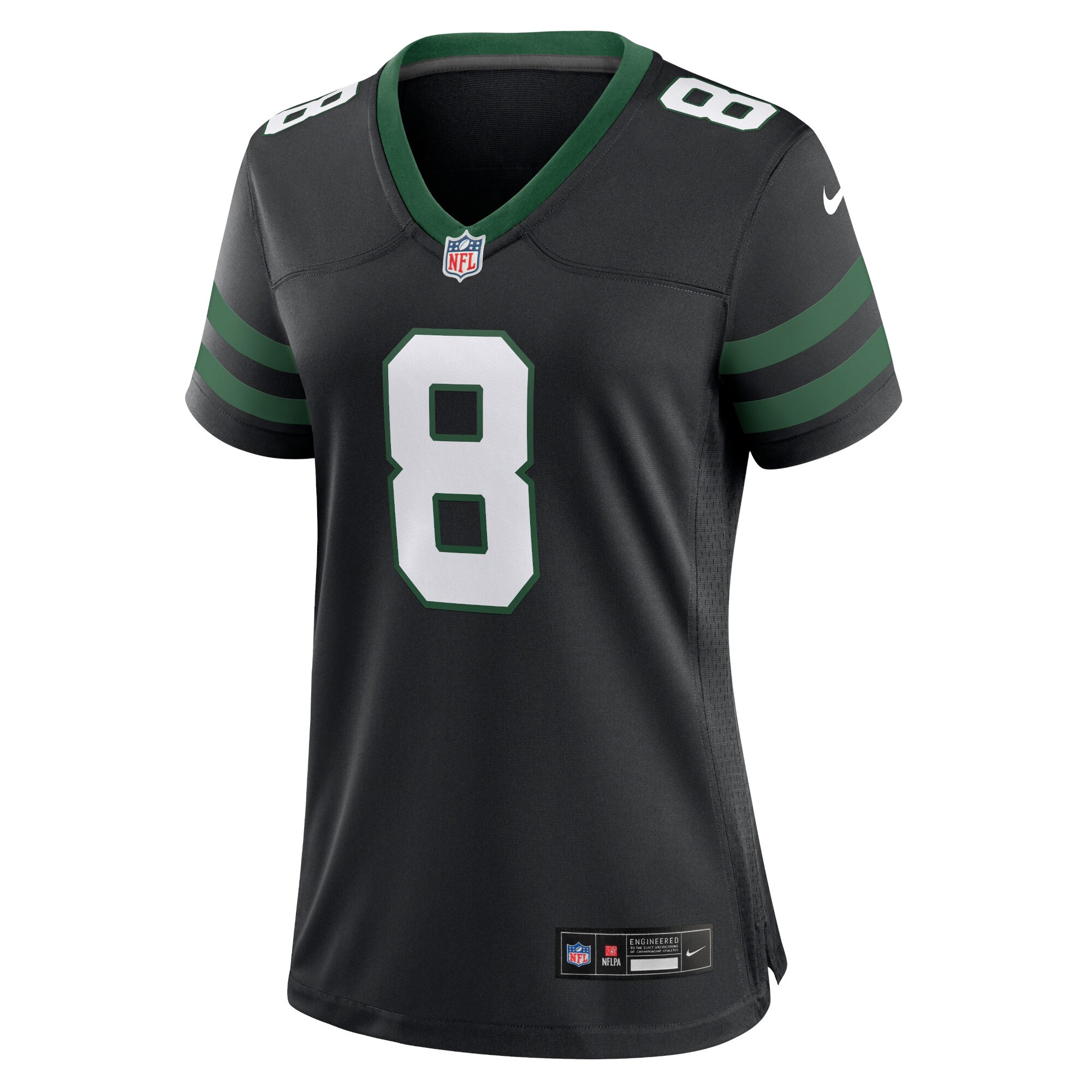 Aaron Rodgers New York Jets Nike Women’s Alternate Game Jersey – Legacy Black Clowdercats