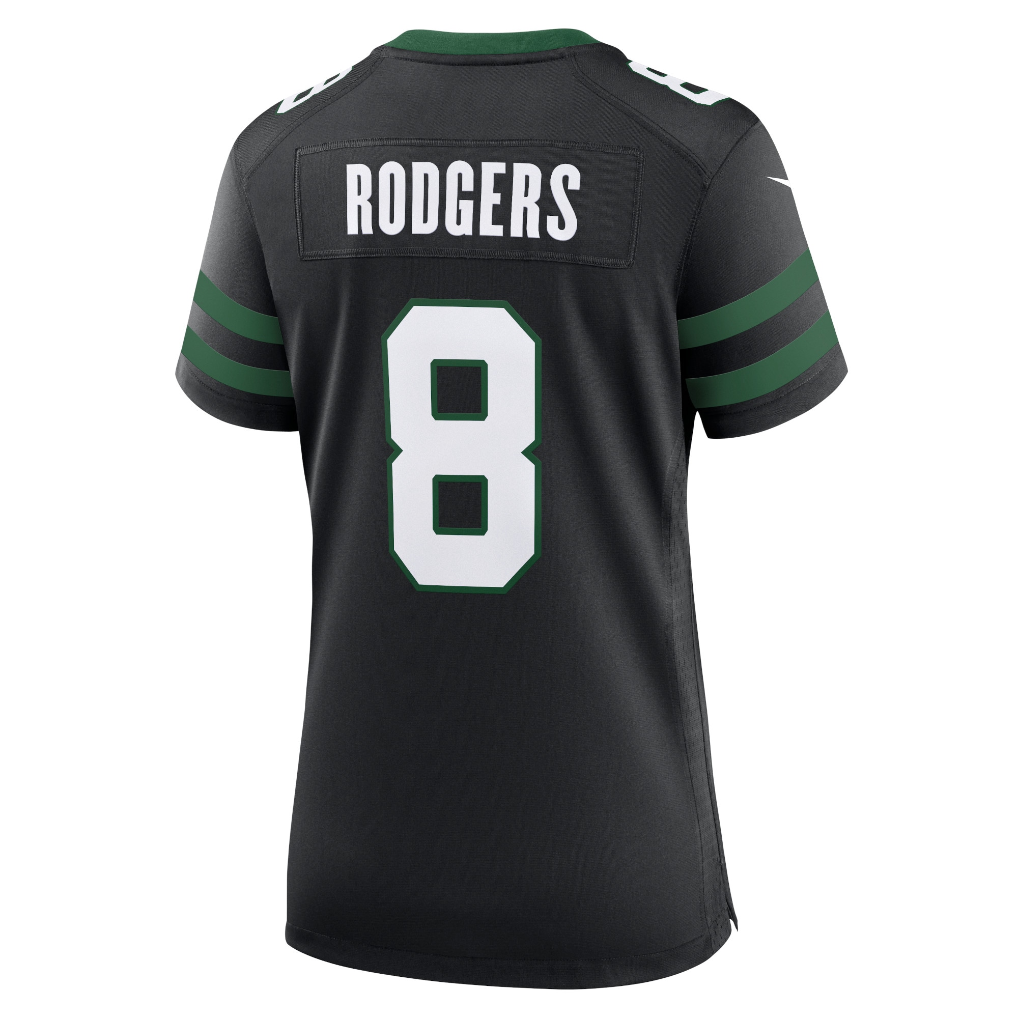 Aaron Rodgers New York Jets Nike Women’s Alternate Game Jersey – Legacy Black Clowdercats