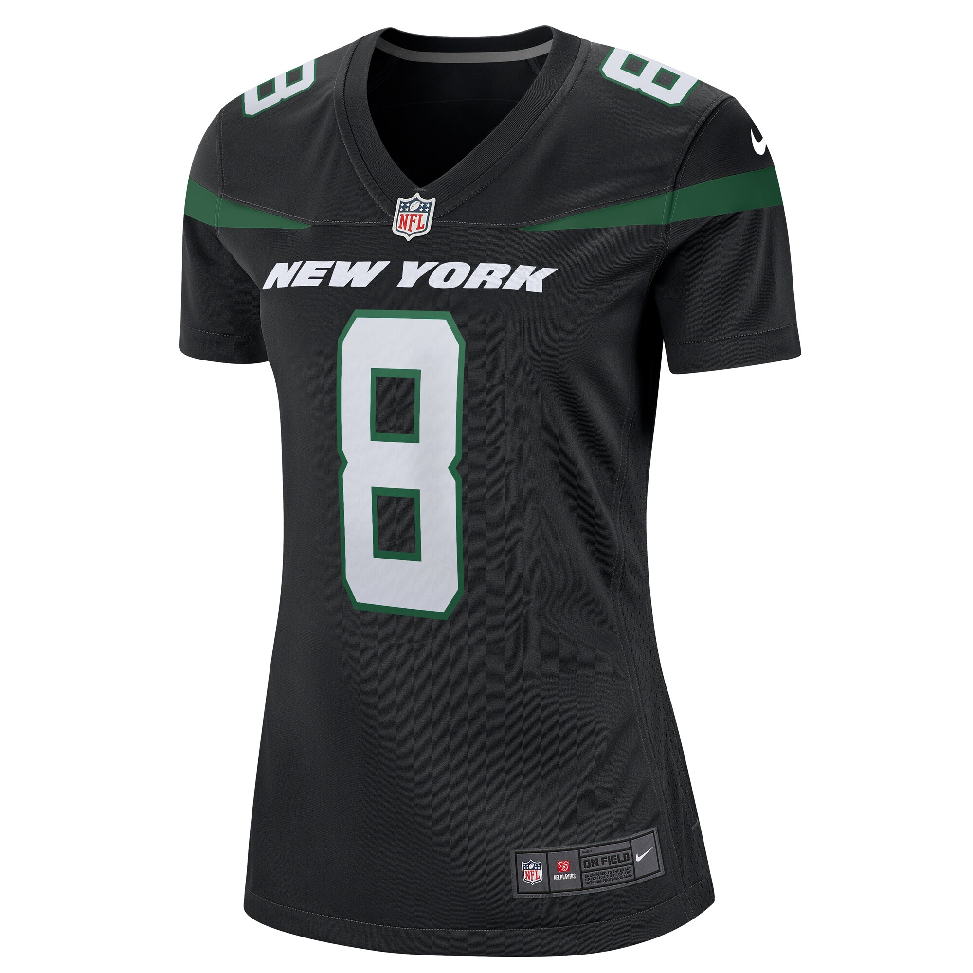 Aaron Rodgers New York Jets Nike Women’s Player Jersey – Black Clowdercats