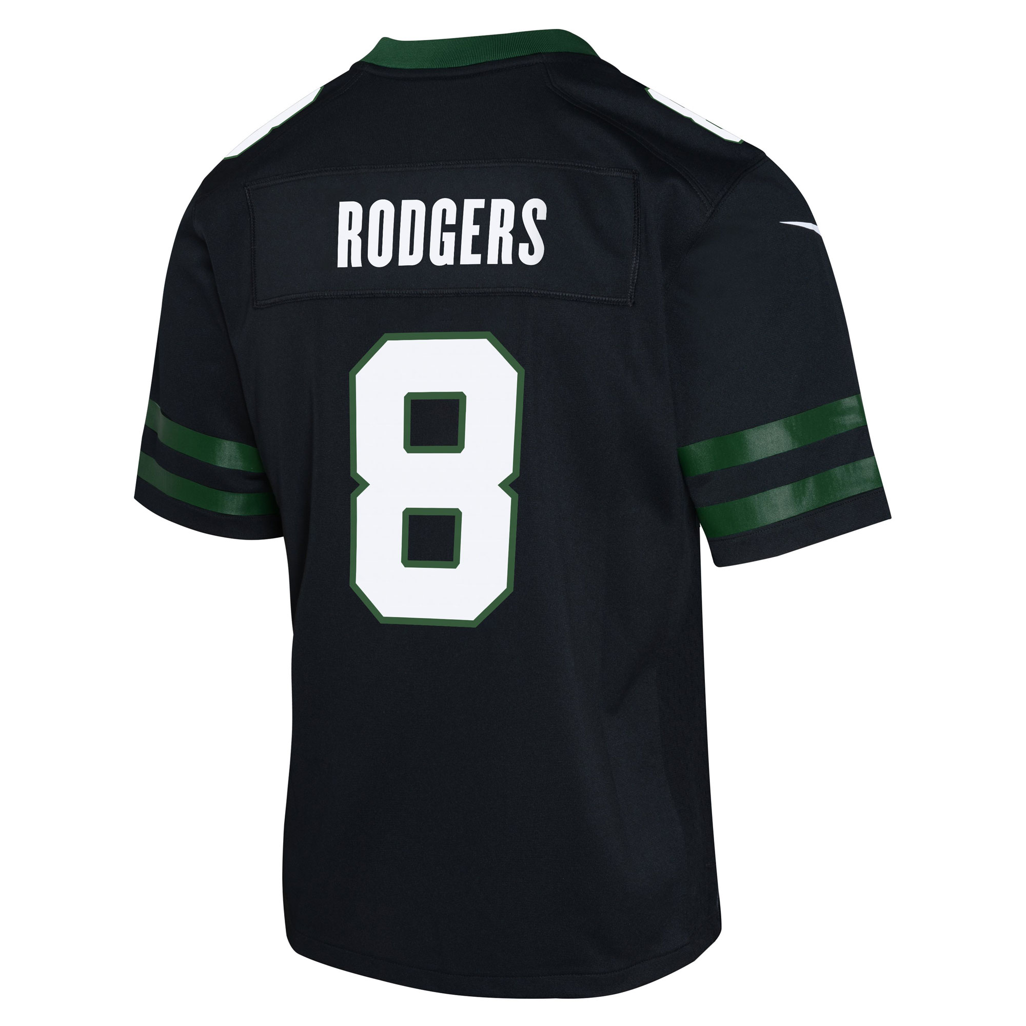 Aaron Rodgers New York Jets Nike Youth Alternate Game Jersey – Legacy Black Clowdercats