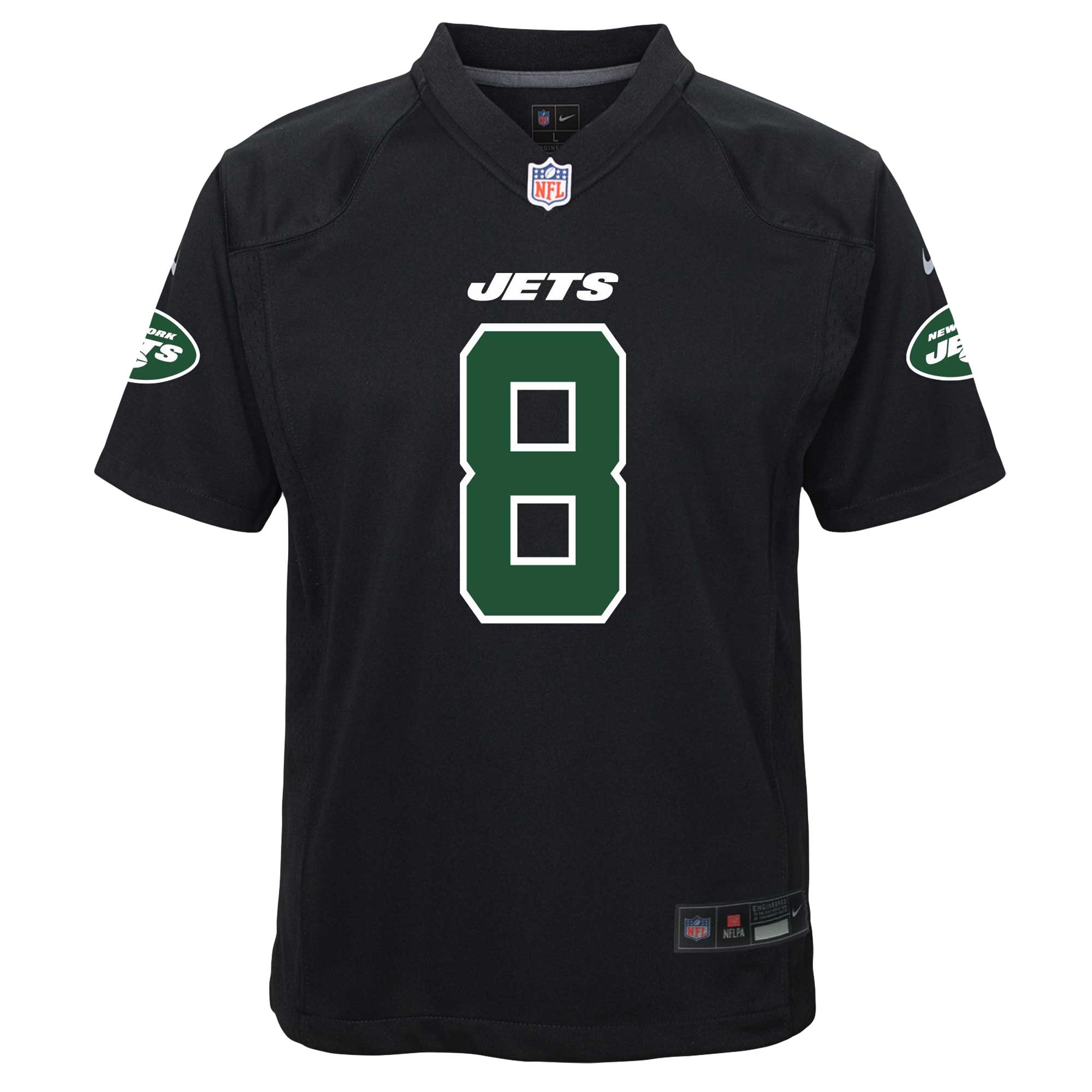 Aaron Rodgers New York Jets Nike Youth Game Fashion Jersey – Black Clowdercats