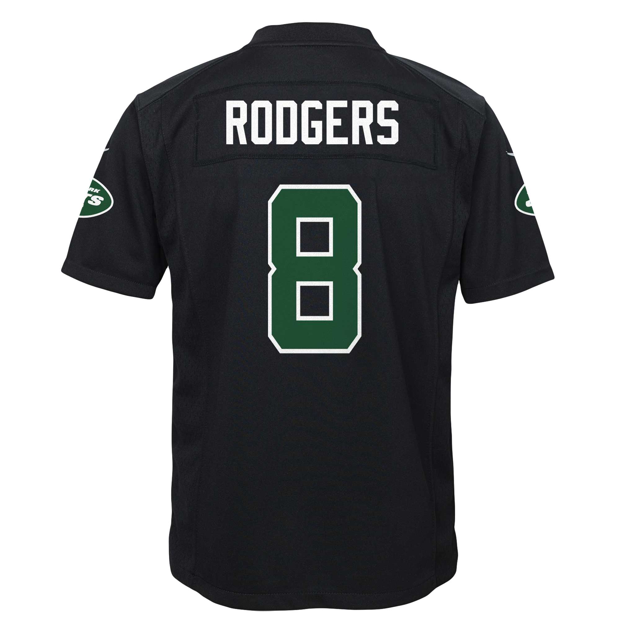 Aaron Rodgers New York Jets Nike Youth Game Fashion Jersey – Black Clowdercats