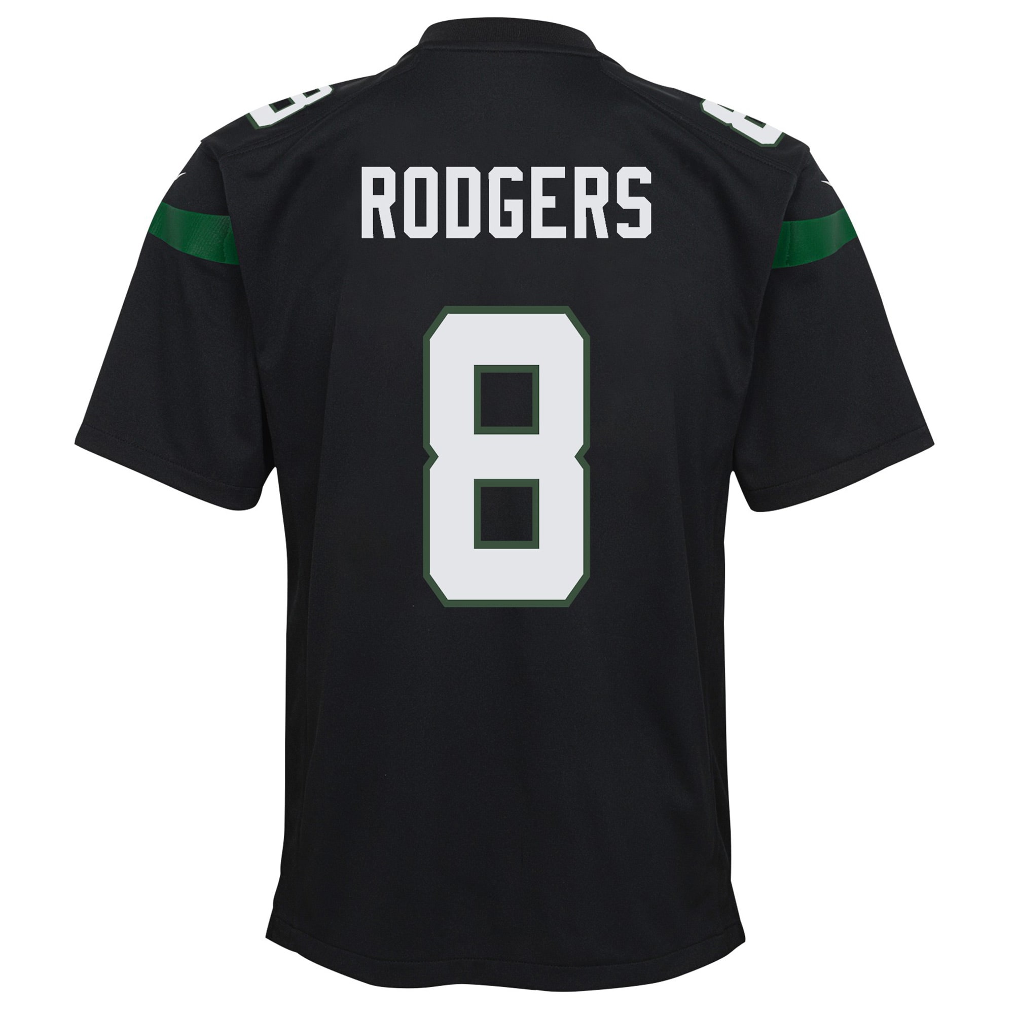 Aaron Rodgers New York Jets Nike Youth Game Jersey – Black Clowdercats