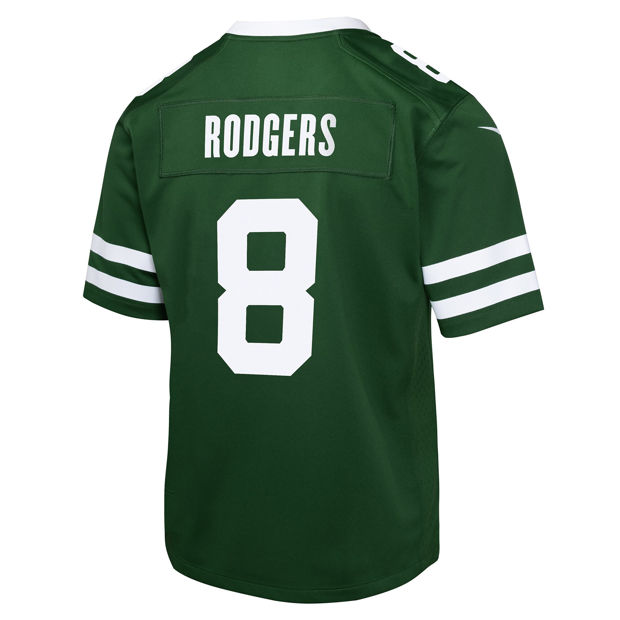 Aaron Rodgers New York Jets Nike Youth Game Jersey – Gotham Green Clowdercats