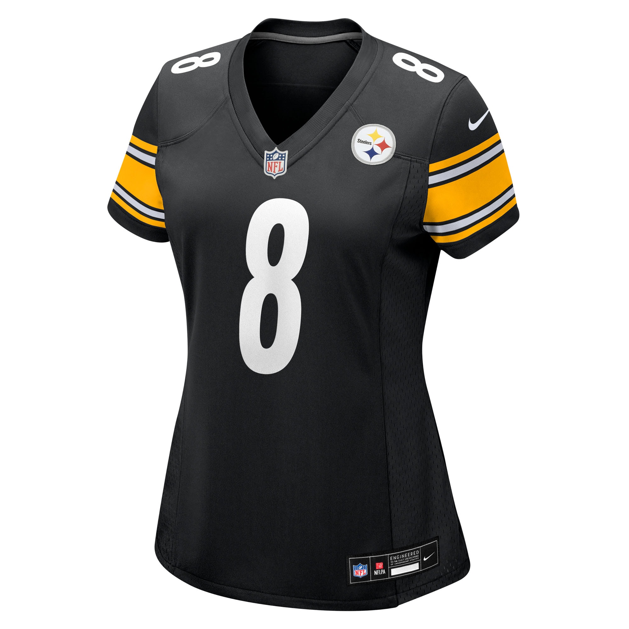 Aaron Rodgers Pittsburgh Steelers Nike Women’s Game Jersey – Black Clowdercats