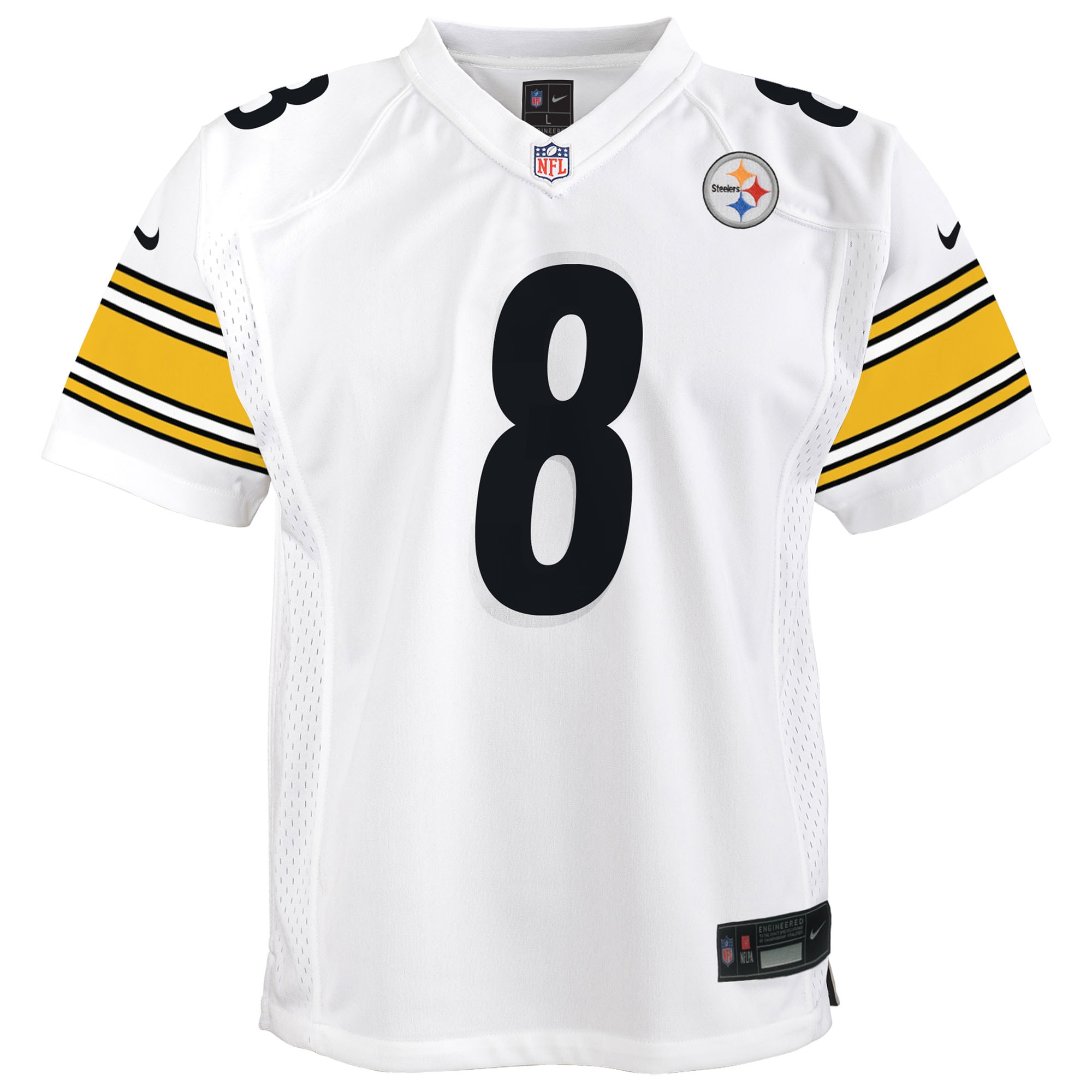 Aaron Rodgers Pittsburgh Steelers Nike Youth Game Jersey – White Clowdercats