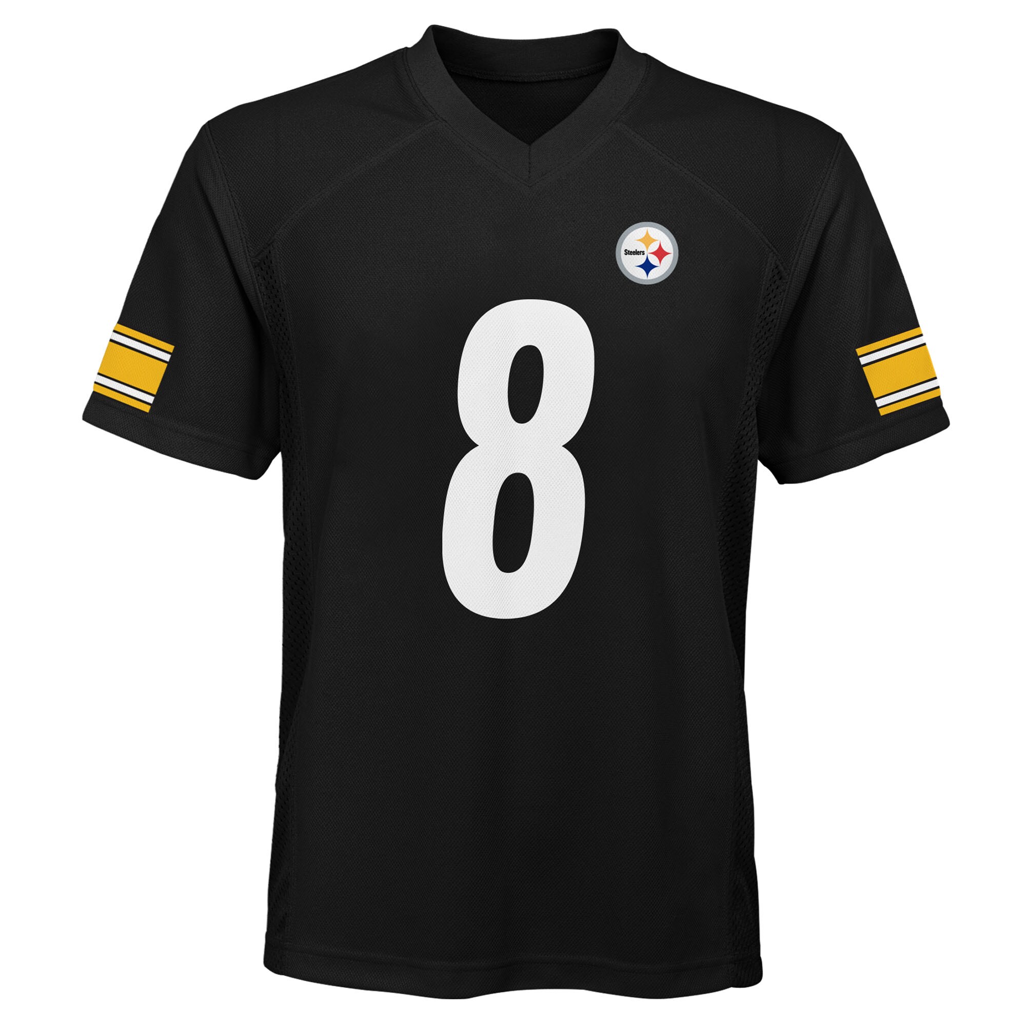 Aaron Rodgers Pittsburgh Steelers Outerstuff Youth Replica Player Jersey – Black Clowdercats