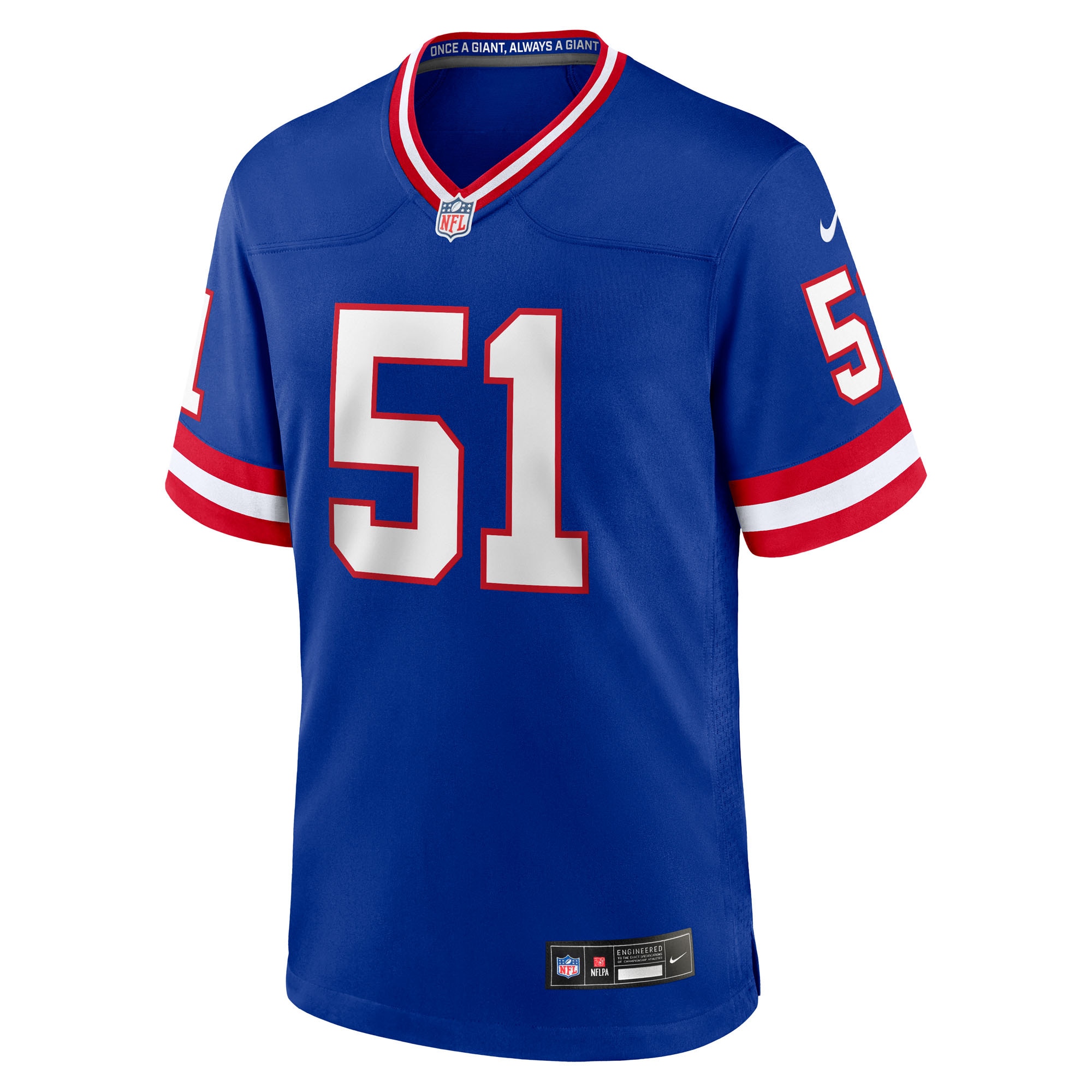 Abdul Carter New York Giants Nike First Round Pick 2nd Alternate Game Jersey – Royal Clowdercats