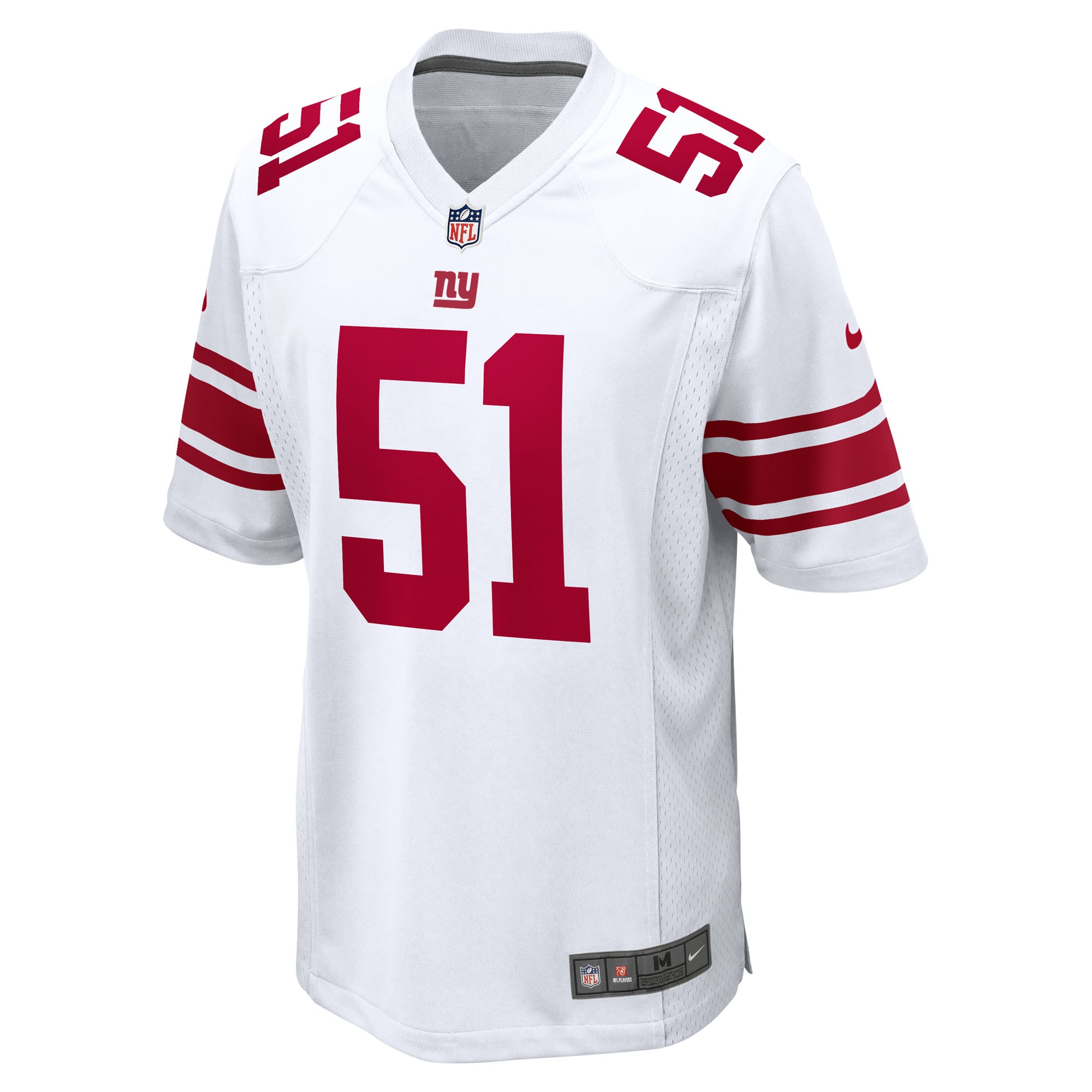 Abdul Carter New York Giants Nike First Round Pick Game Jersey – White Clowdercats