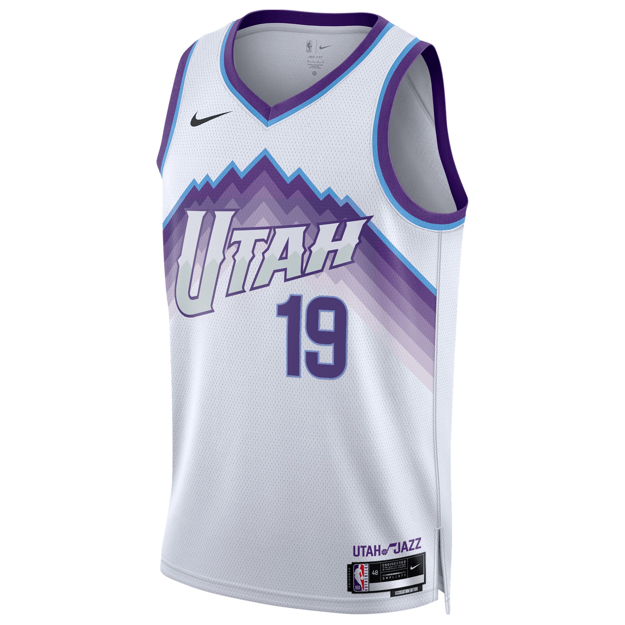 Ace Bailey Utah Jazz Nike Unisex Swingman Jersey – Association Edition – White Clowdercats