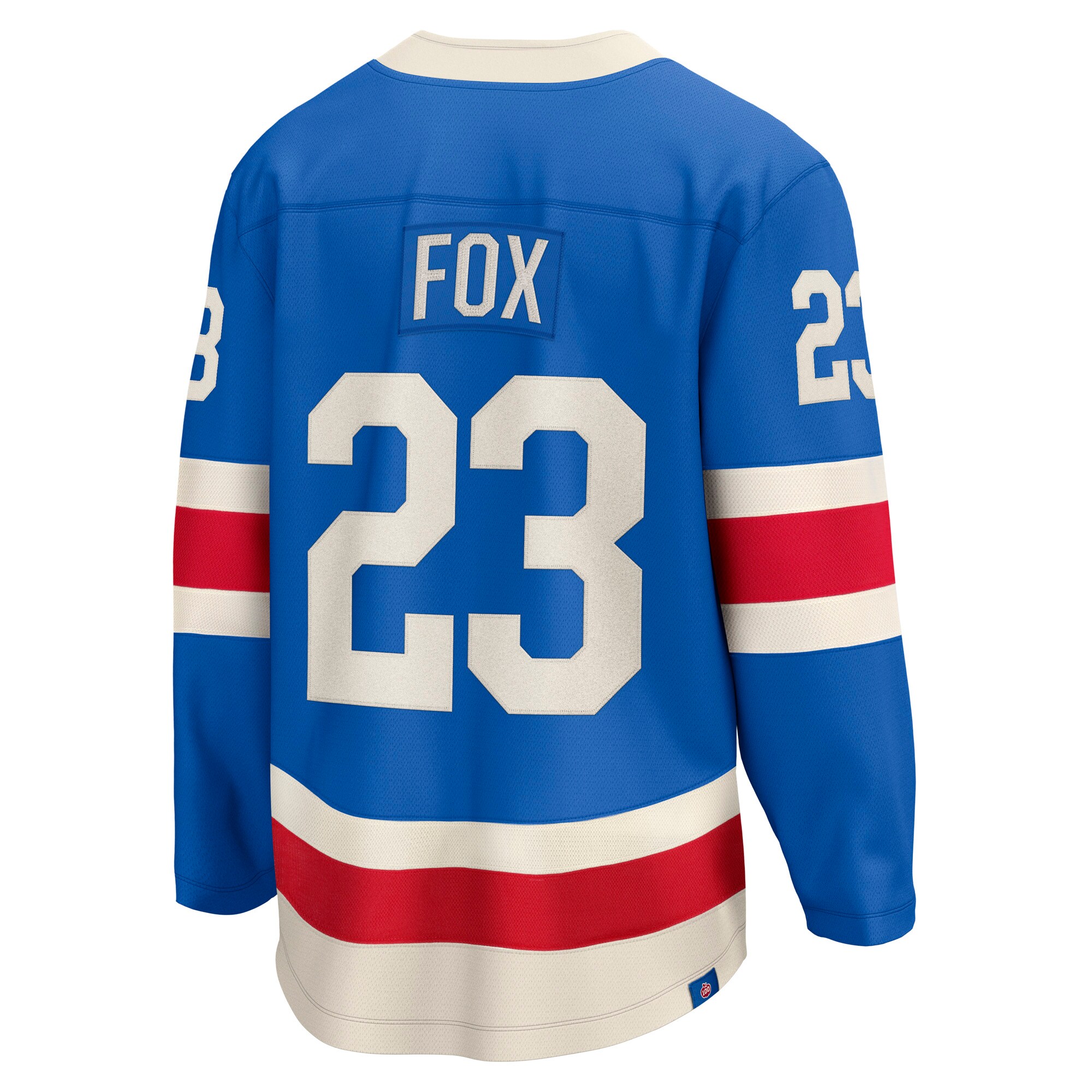 Adam Fox New York Rangers Fanatics Centennial Breakaway Jersey – Blue Clowdercats
