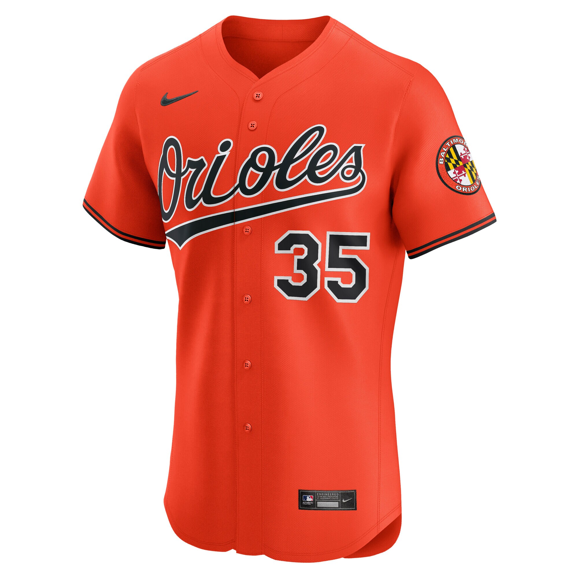 Adley Rutschman Baltimore Orioles Nike Alternate 2 Elite Jersey – Orange