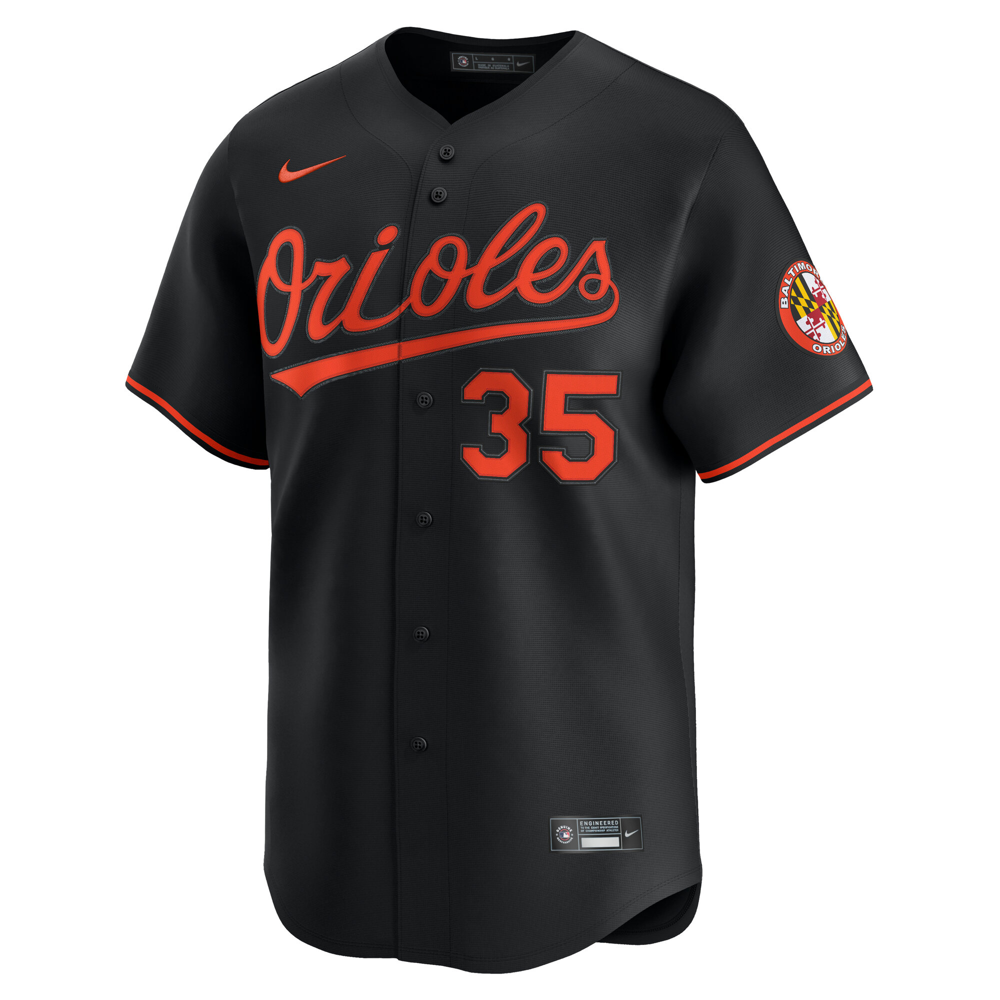 Adley Rutschman Baltimore Orioles Nike Alternate Limited Player Jersey – Black