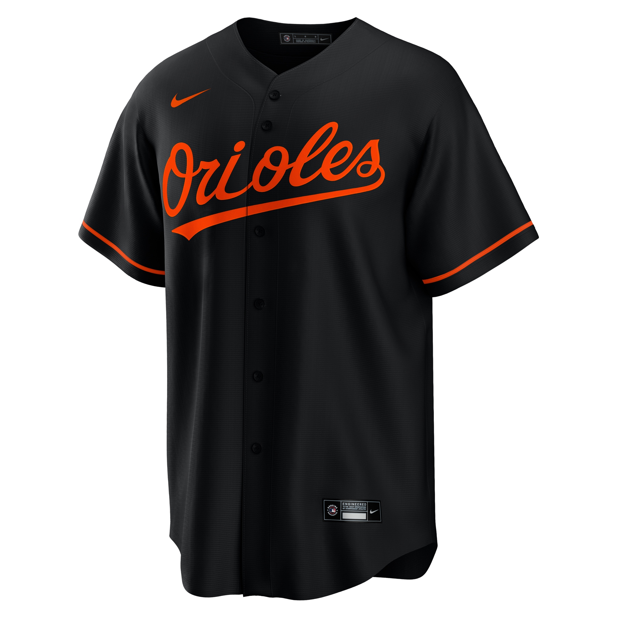 Adley Rutschman Baltimore Orioles Nike Alternate Replica Player Jersey – Black