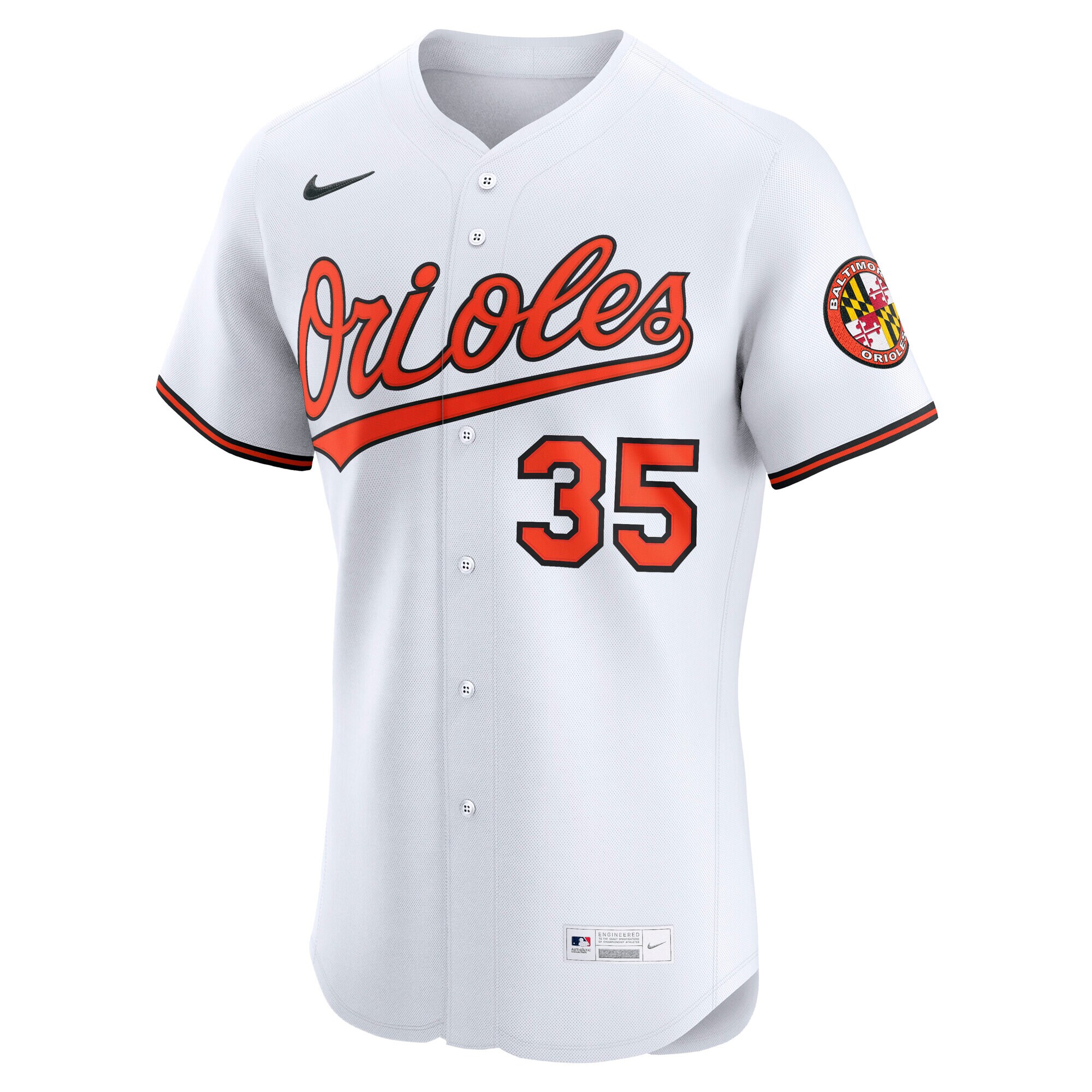 Adley Rutschman Baltimore Orioles Nike Home Elite Jersey – White
