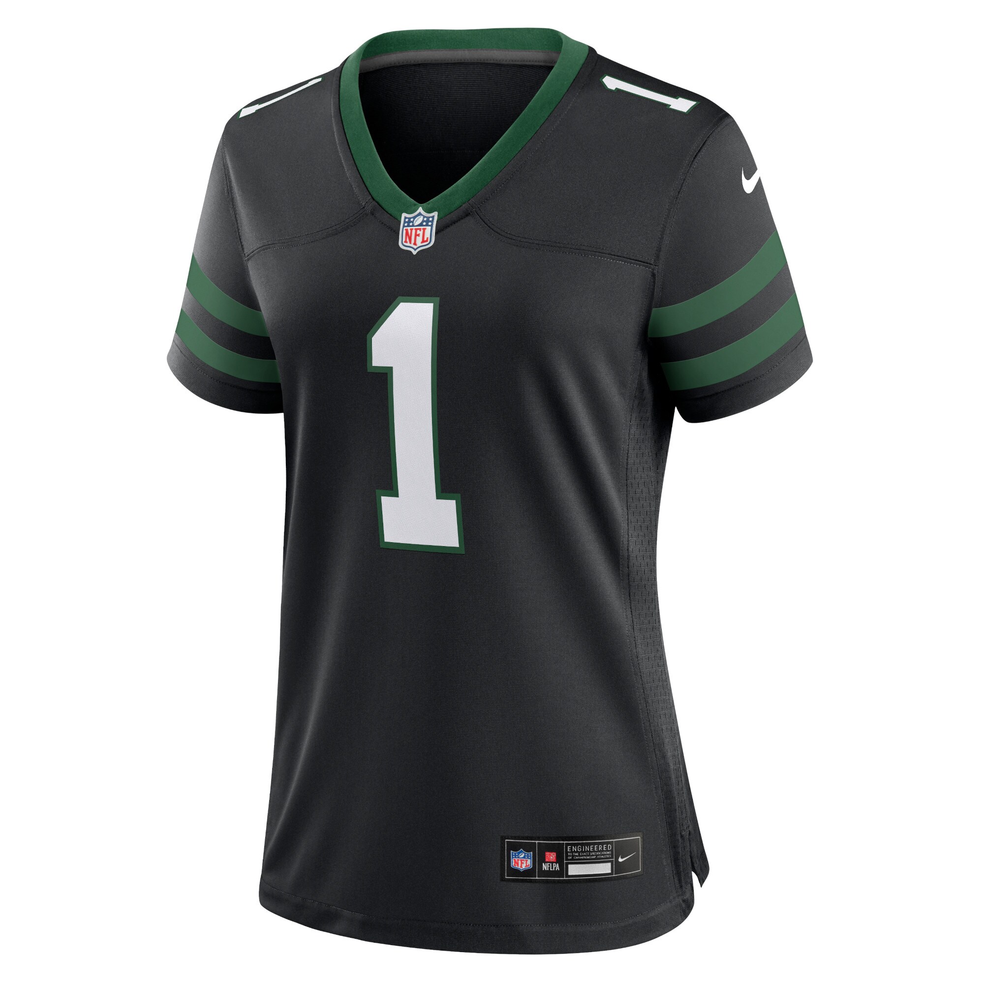 Ahmad Sauce Gardner New York Jets Nike Women’s Alternate Game Jersey – Legacy Black Clowdercats