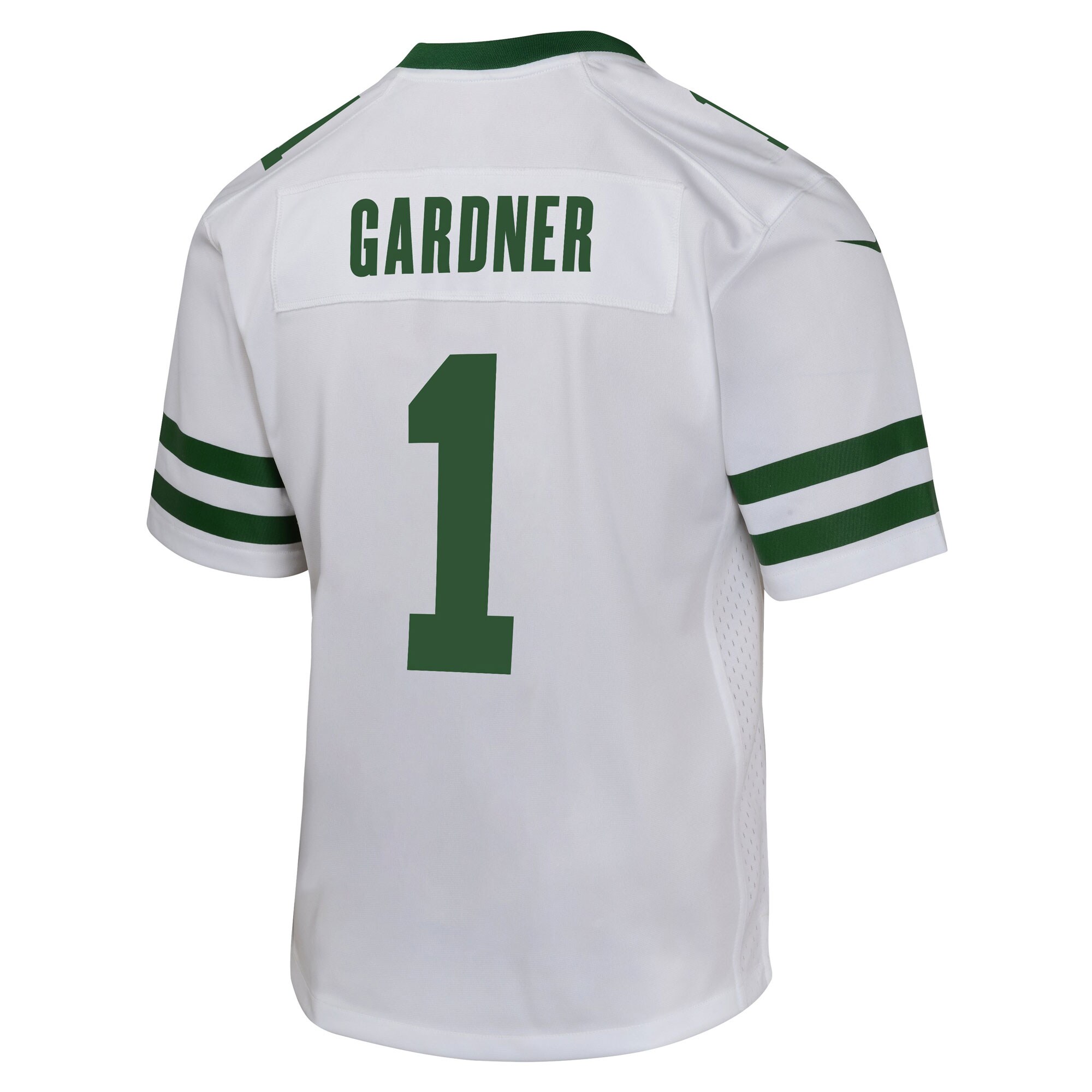 Ahmad Sauce Gardner New York Jets Nike Youth Game Jersey – White Clowdercats