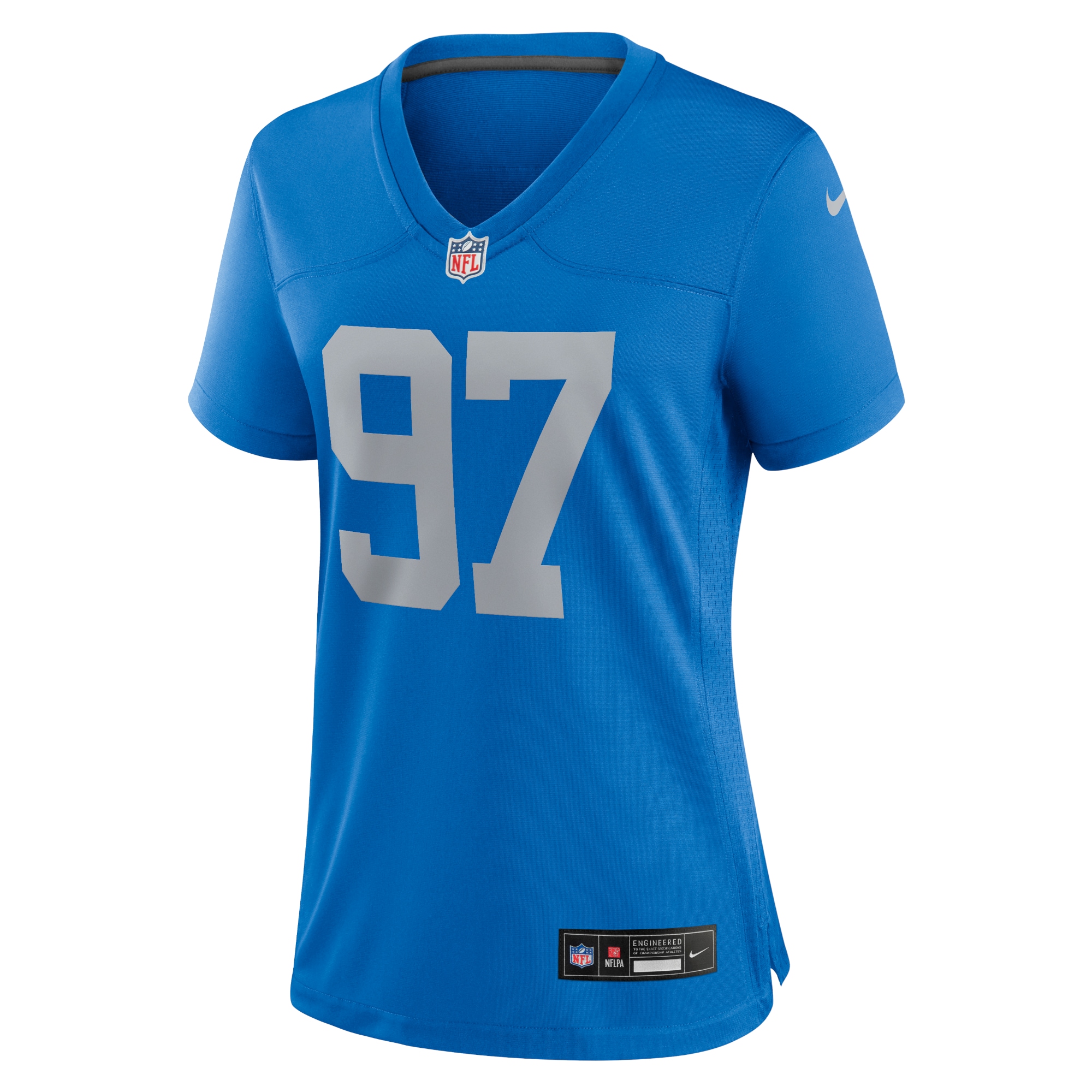 Aidan Hutchinson Detroit Lions Nike Women’s Alternate Game Jersey – Blue Clowdercats