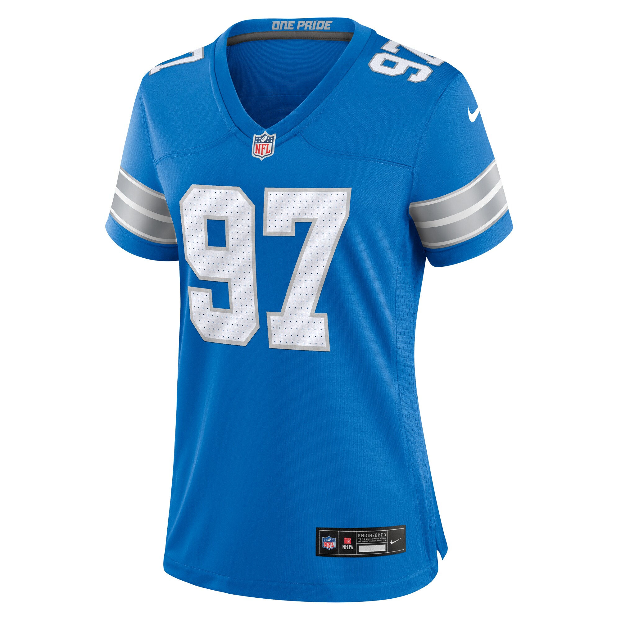 Aidan Hutchinson Detroit Lions Nike Women’s Game Jersey – Blue Clowdercats