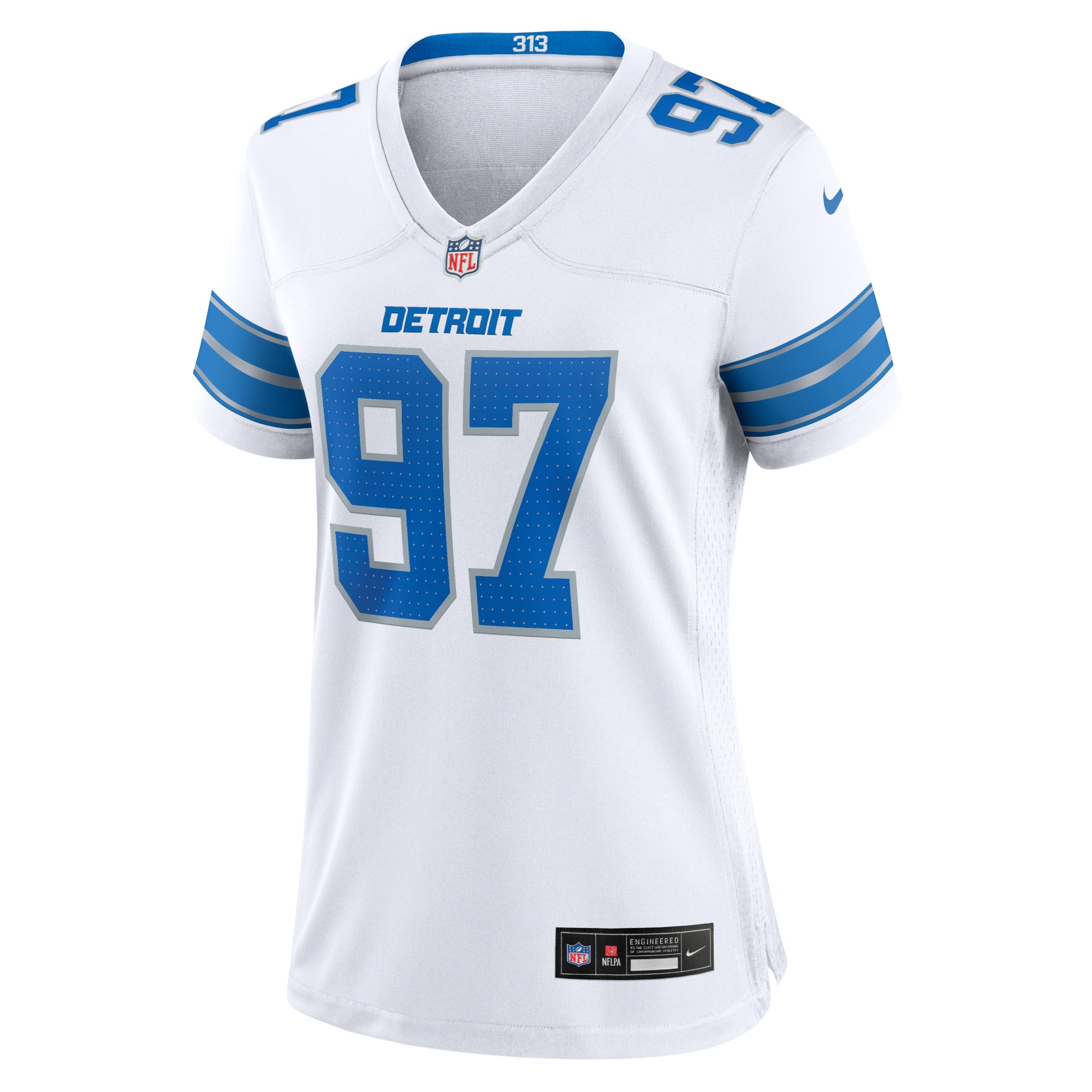 Aidan Hutchinson Detroit Lions Nike Women’s Game Jersey – White Clowdercats