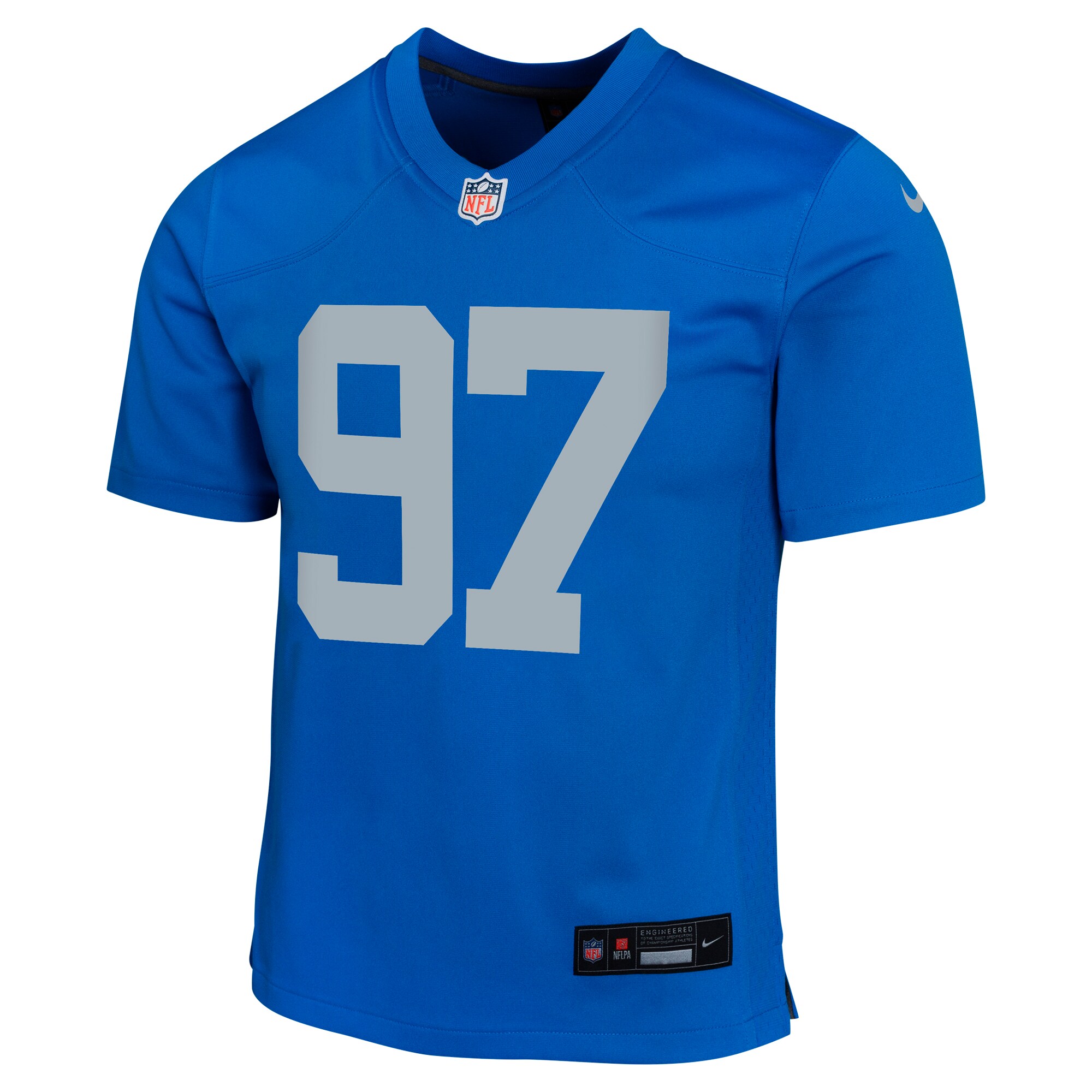 Aidan Hutchinson Detroit Lions Nike Youth Game Jersey – Blue Clowdercats