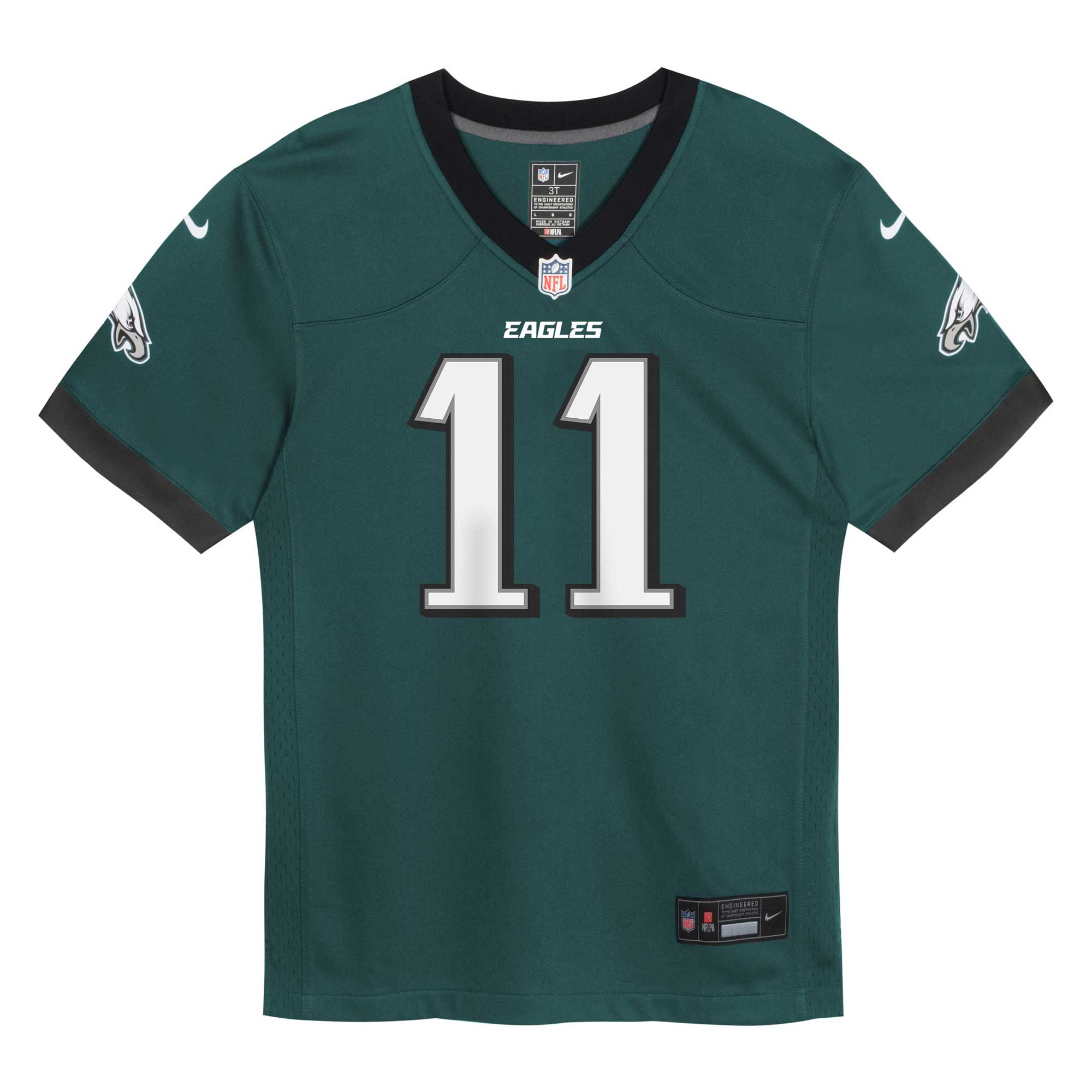 A.J. Brown Philadelphia Eagles Nike Preschool Game Jersey – Midnight Green Clowdercats