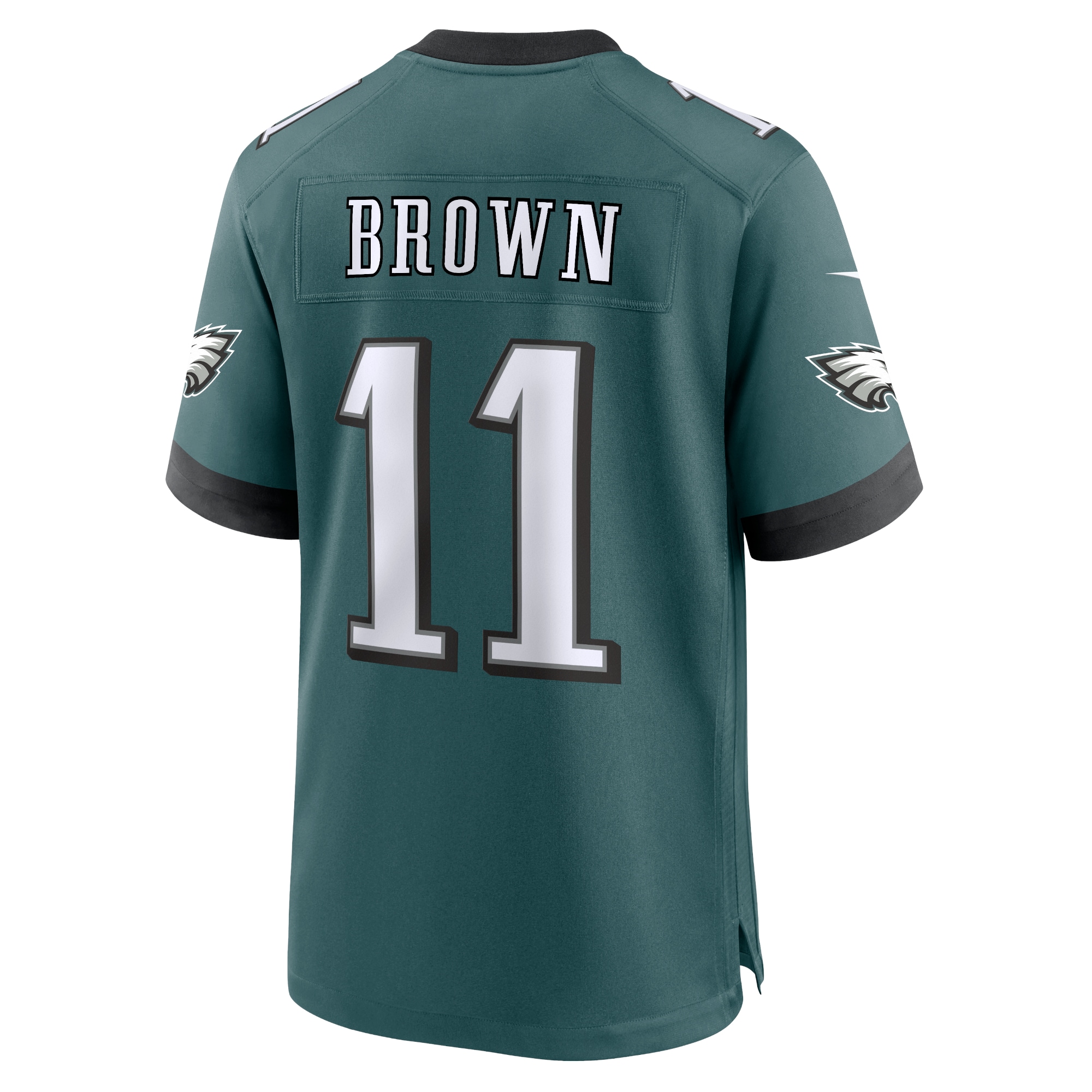 A.J. Brown Philadelphia Eagles Nike Team Game Jersey – Midnight Green Clowdercats