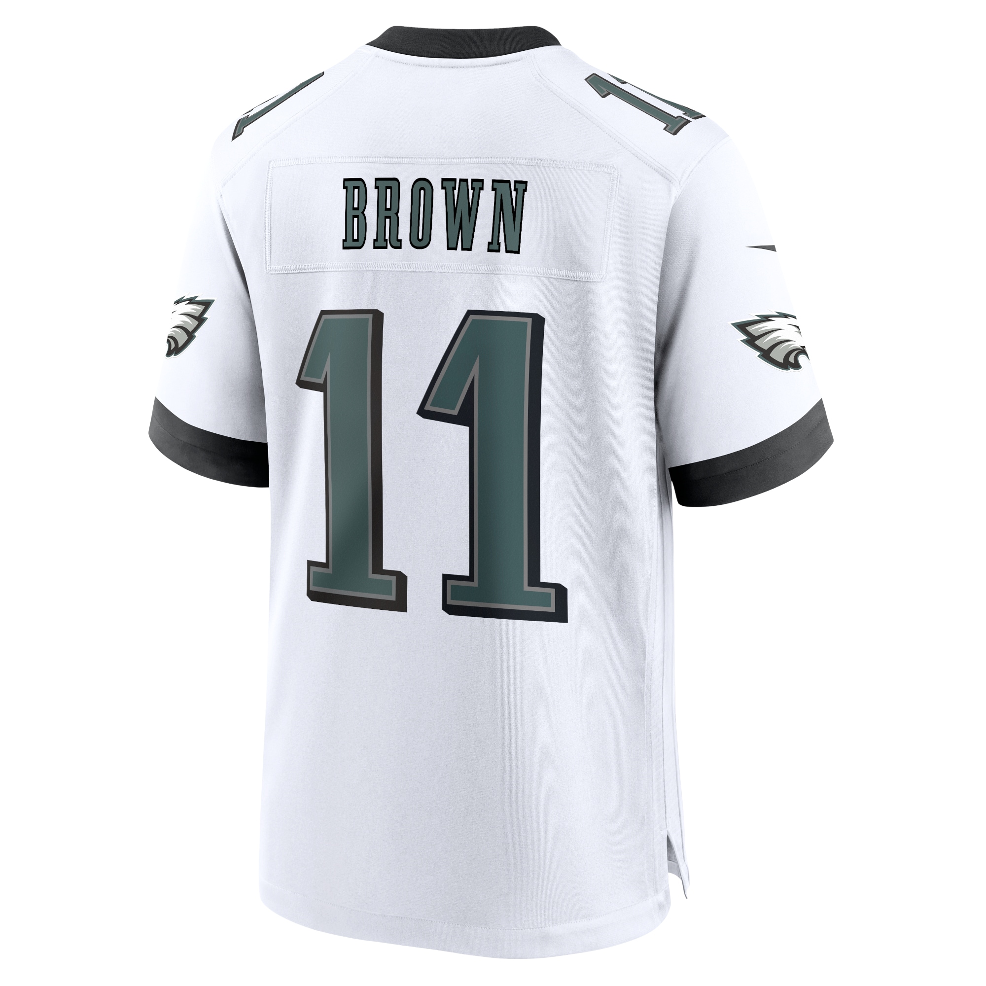 A.J. Brown Philadelphia Eagles Nike White Game Jersey – White Clowdercats