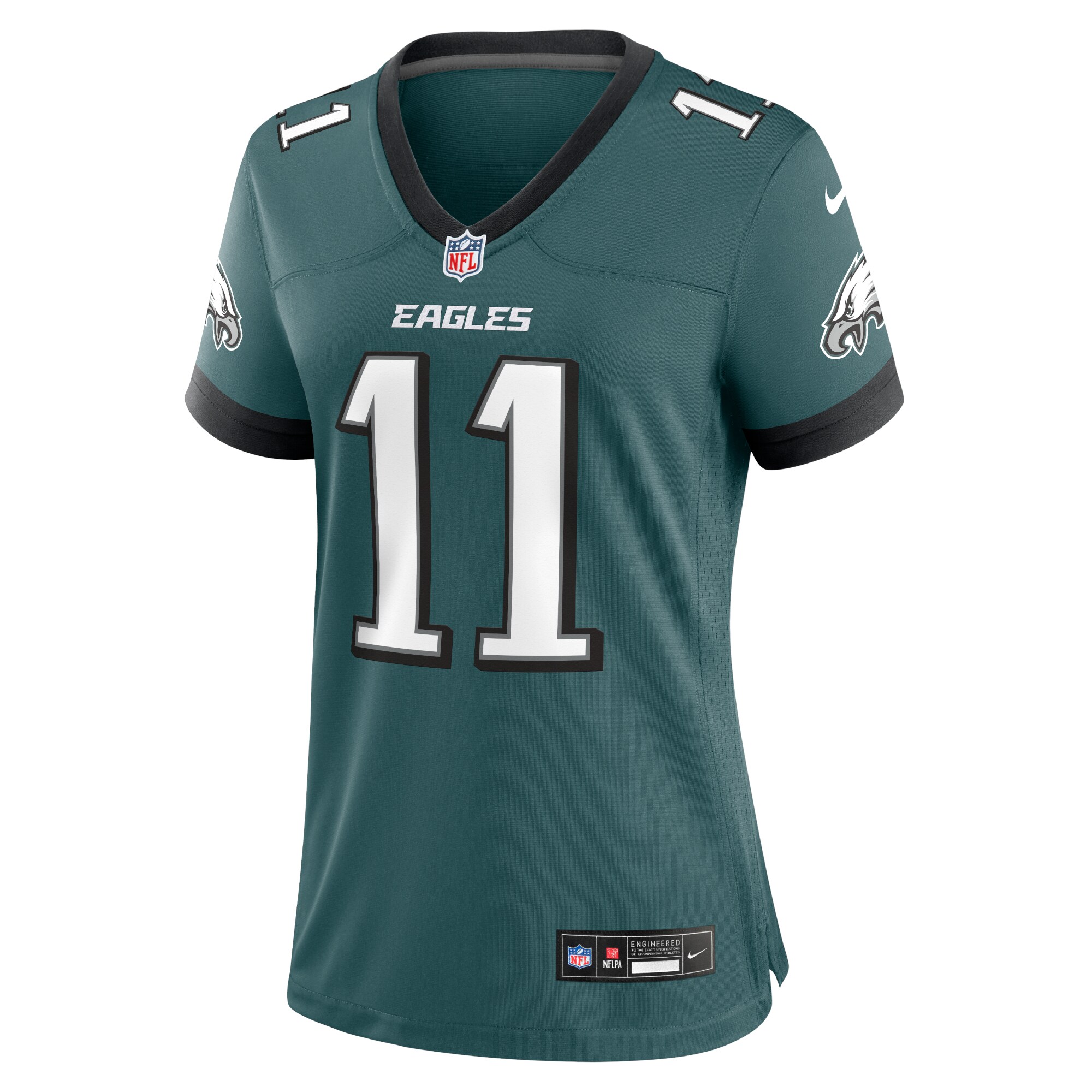A.J. Brown Philadelphia Eagles Nike Women’s Team Game Jersey – Midnight Green Clowdercats