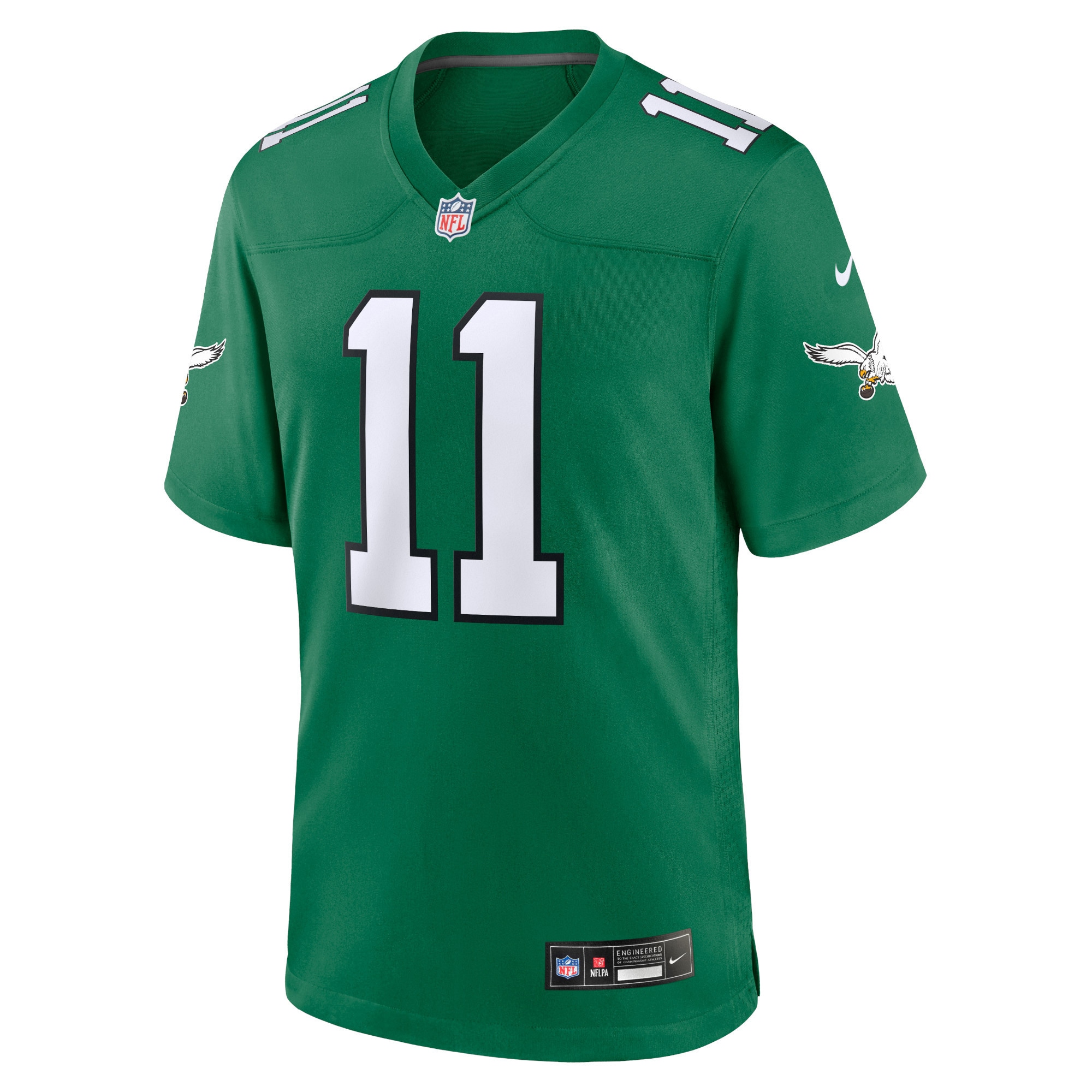 A.J. Brown Philadelphia Eagles Nike Youth Game Jersey – Kelly Green Clowdercats