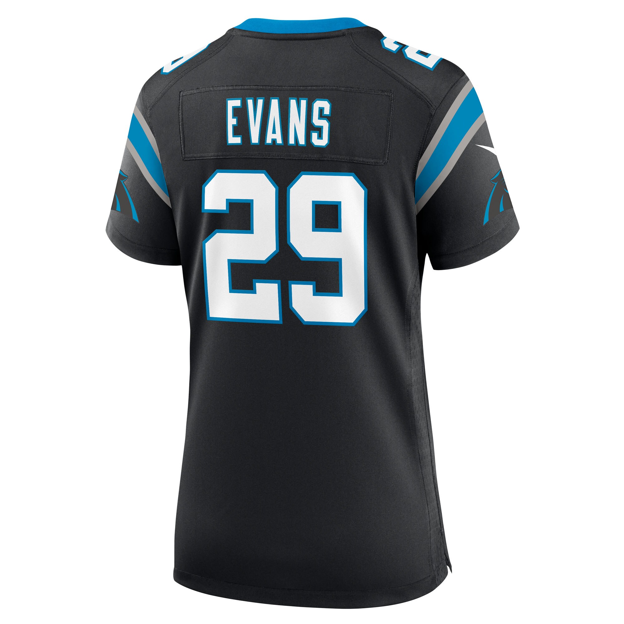 Akayleb Evans Carolina Panthers Nike Women’s Team Game Jersey – Black Clowdercats