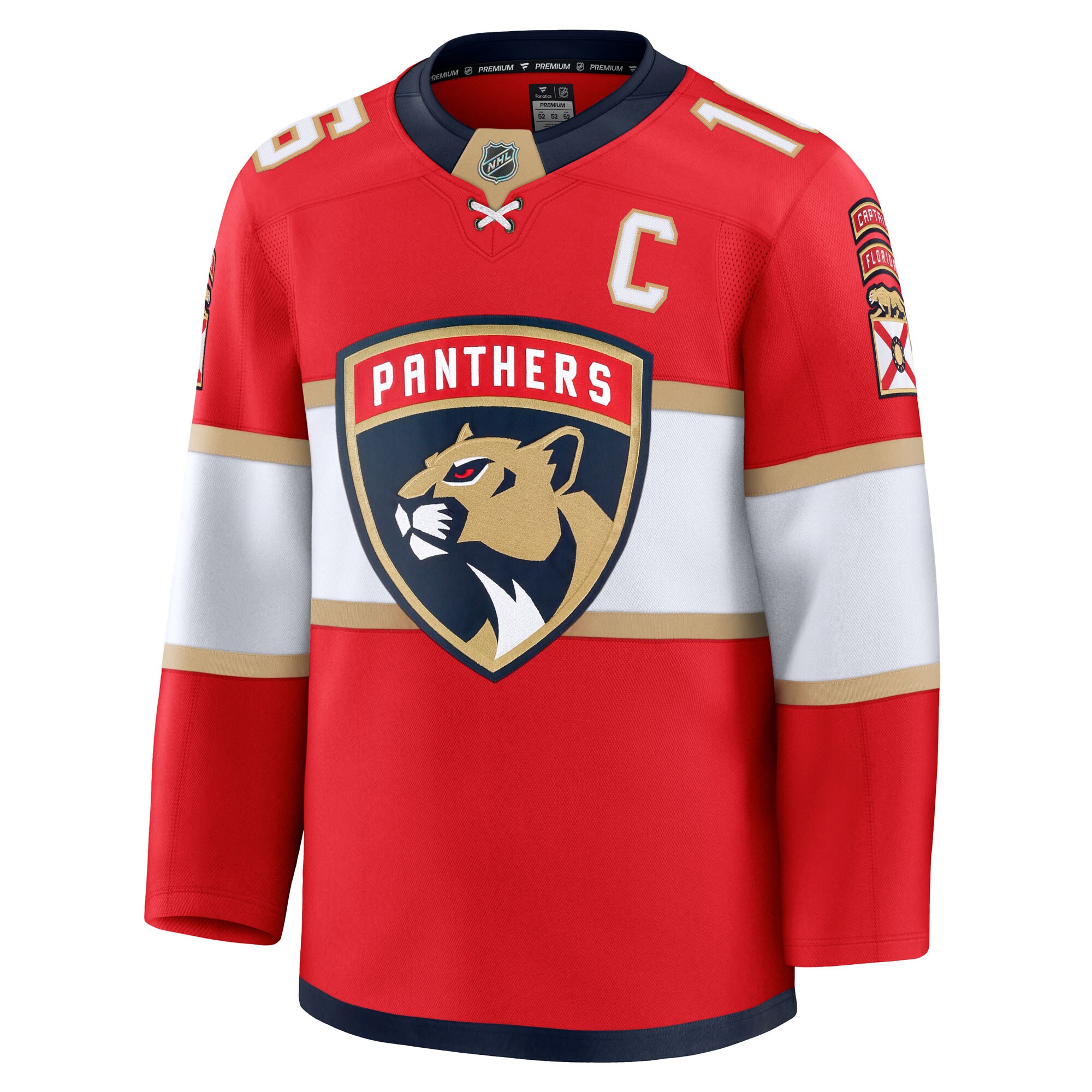 Aleksander Barkov Florida Panthers Fanatics Home Premium Jersey – Red Clowdercats