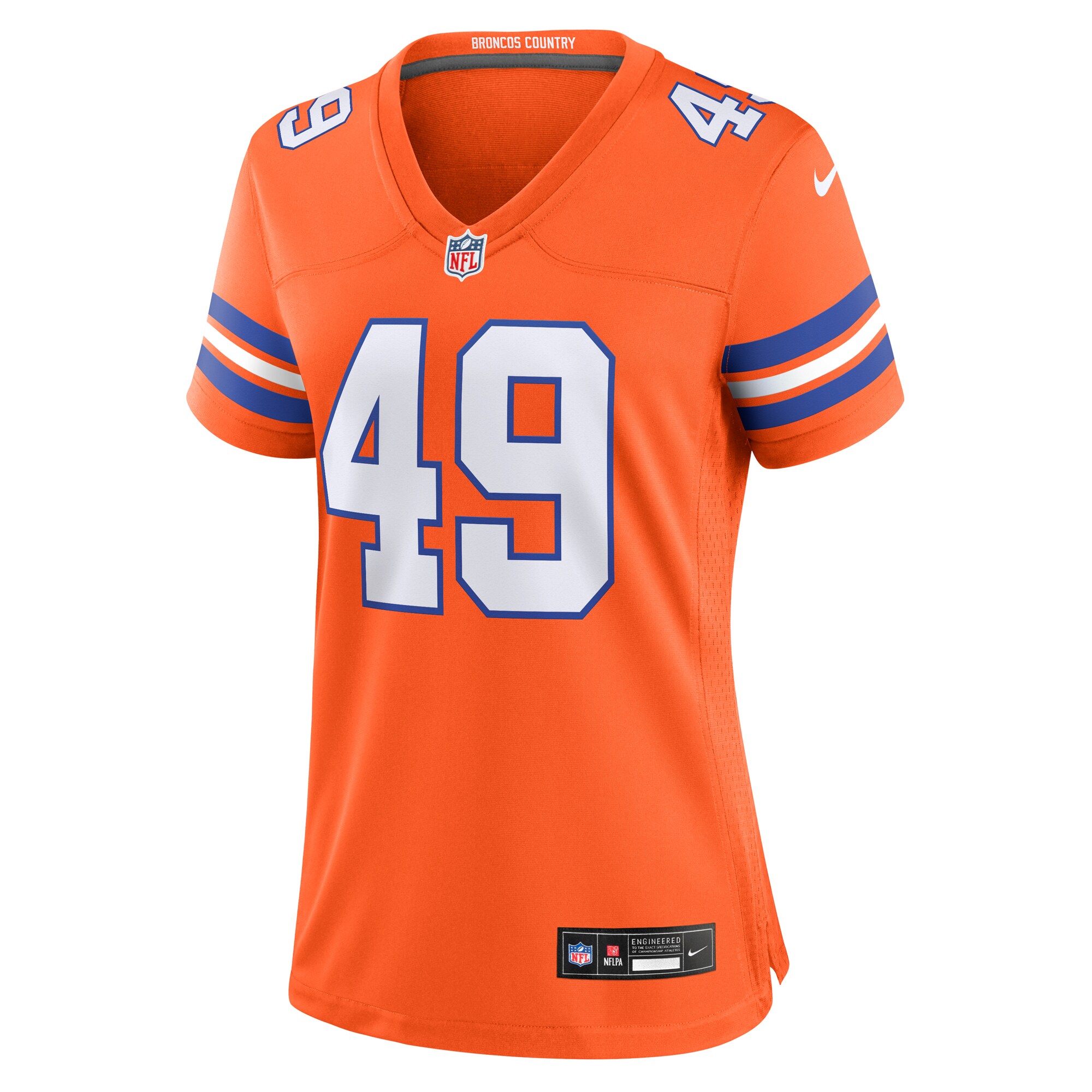 Alex Singleton Denver Broncos Nike Women’s Alternate Game Jersey – Orange Clowdercats