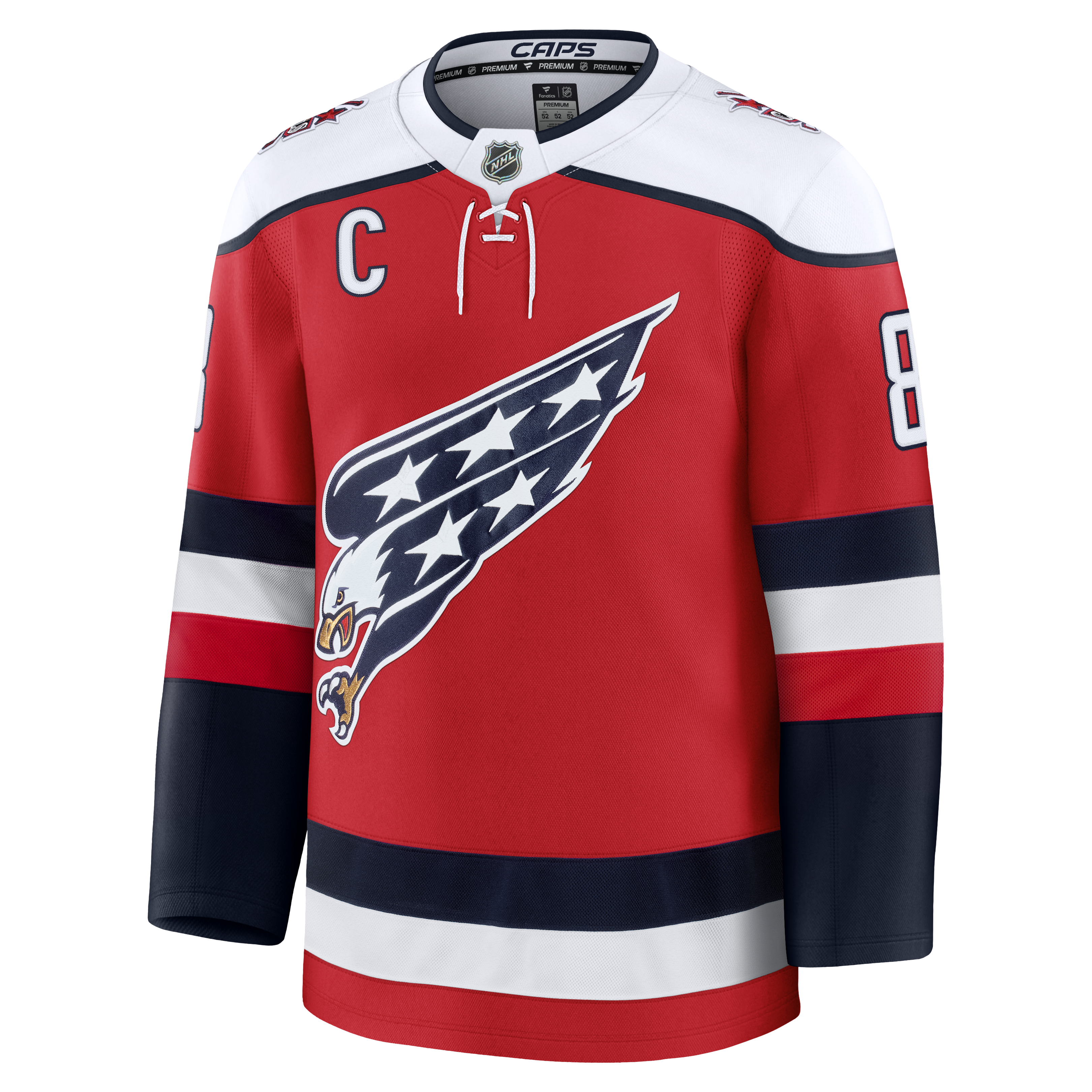 Alexander Ovechkin Washington Capitals Fanatics Alternate Premium Player Jersey – Red Clowdercats