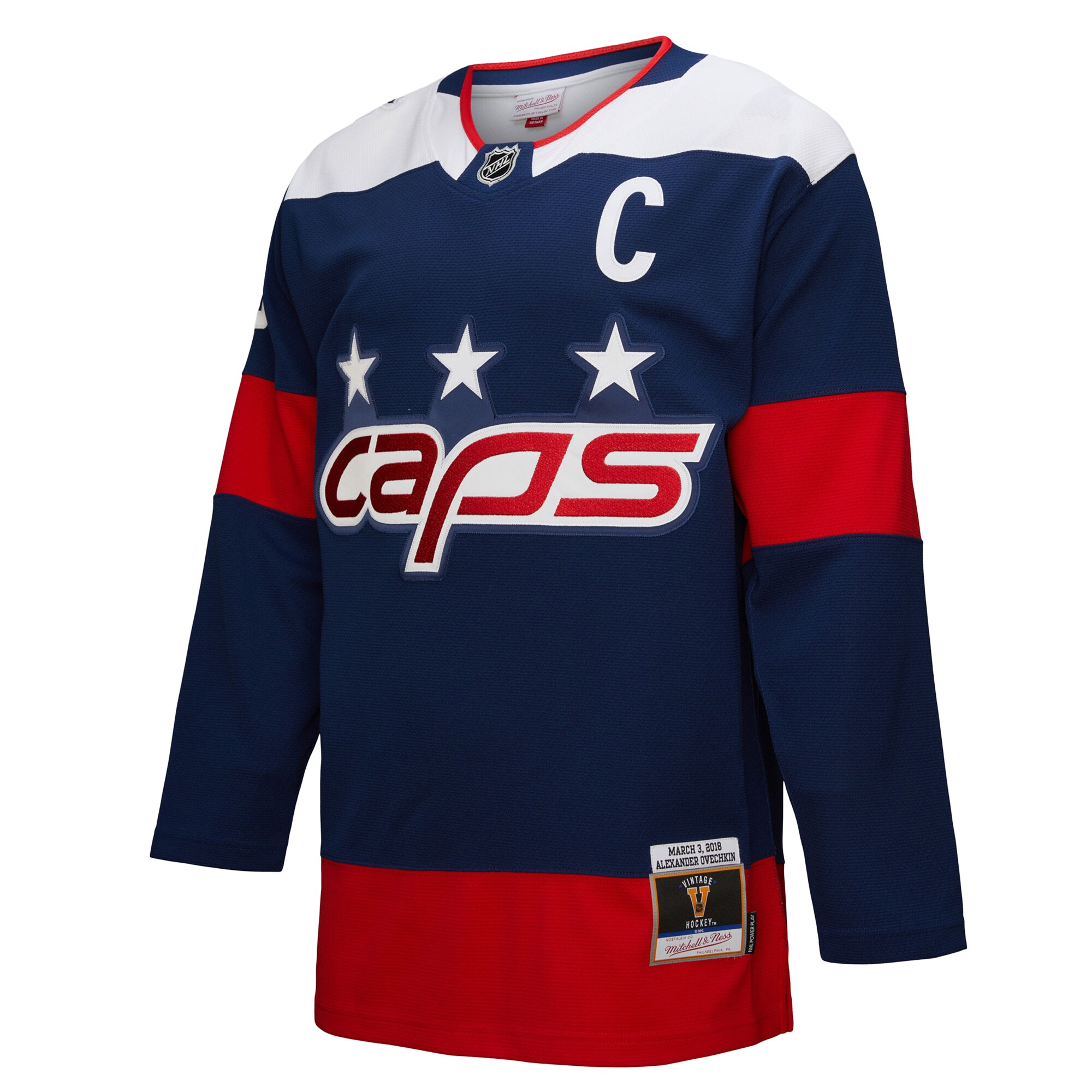 Alexander Ovechkin Washington Capitals Mitchell & Ness Power Play Jersey – Navy Clowdercats